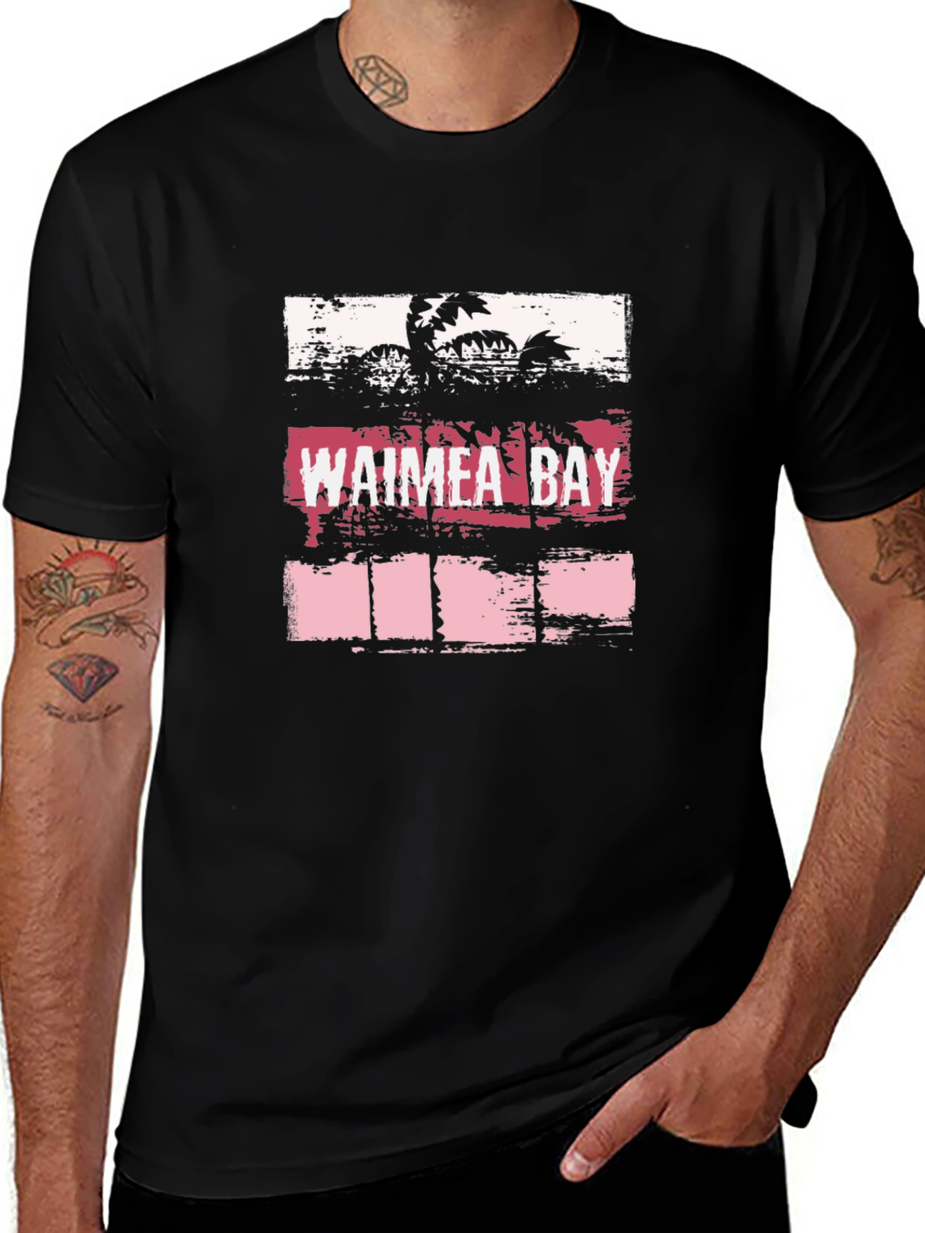 Waimea Bay Graphic T-Shirt - Island Vibes