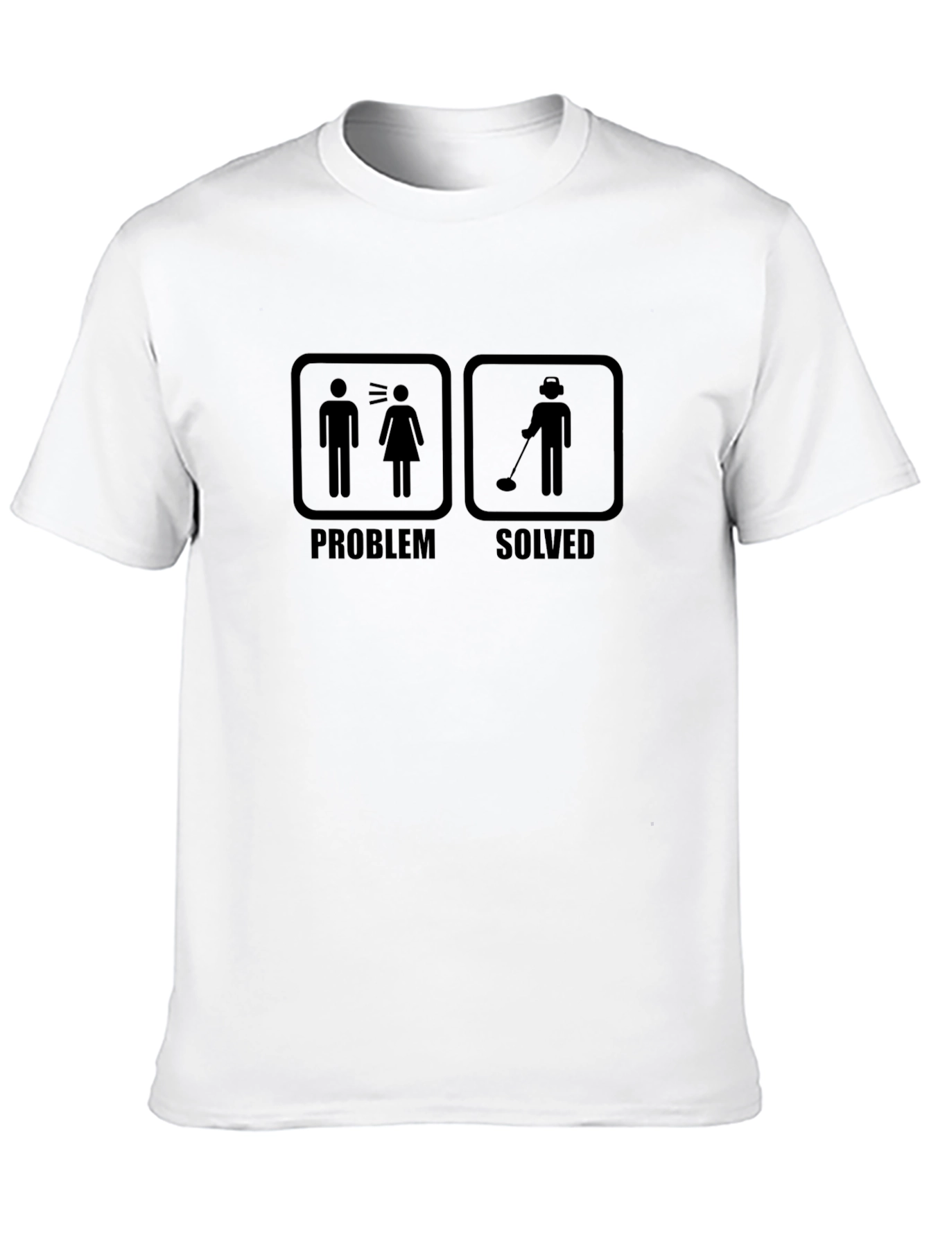 Problem Solved Metal Detecting Graphic T-Shirt