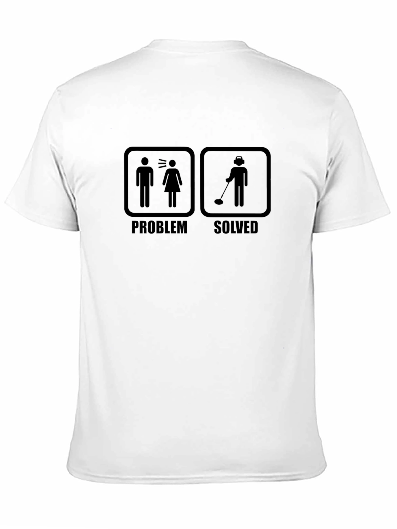 Problem Solved Metal Detecting Graphic T-Shirt