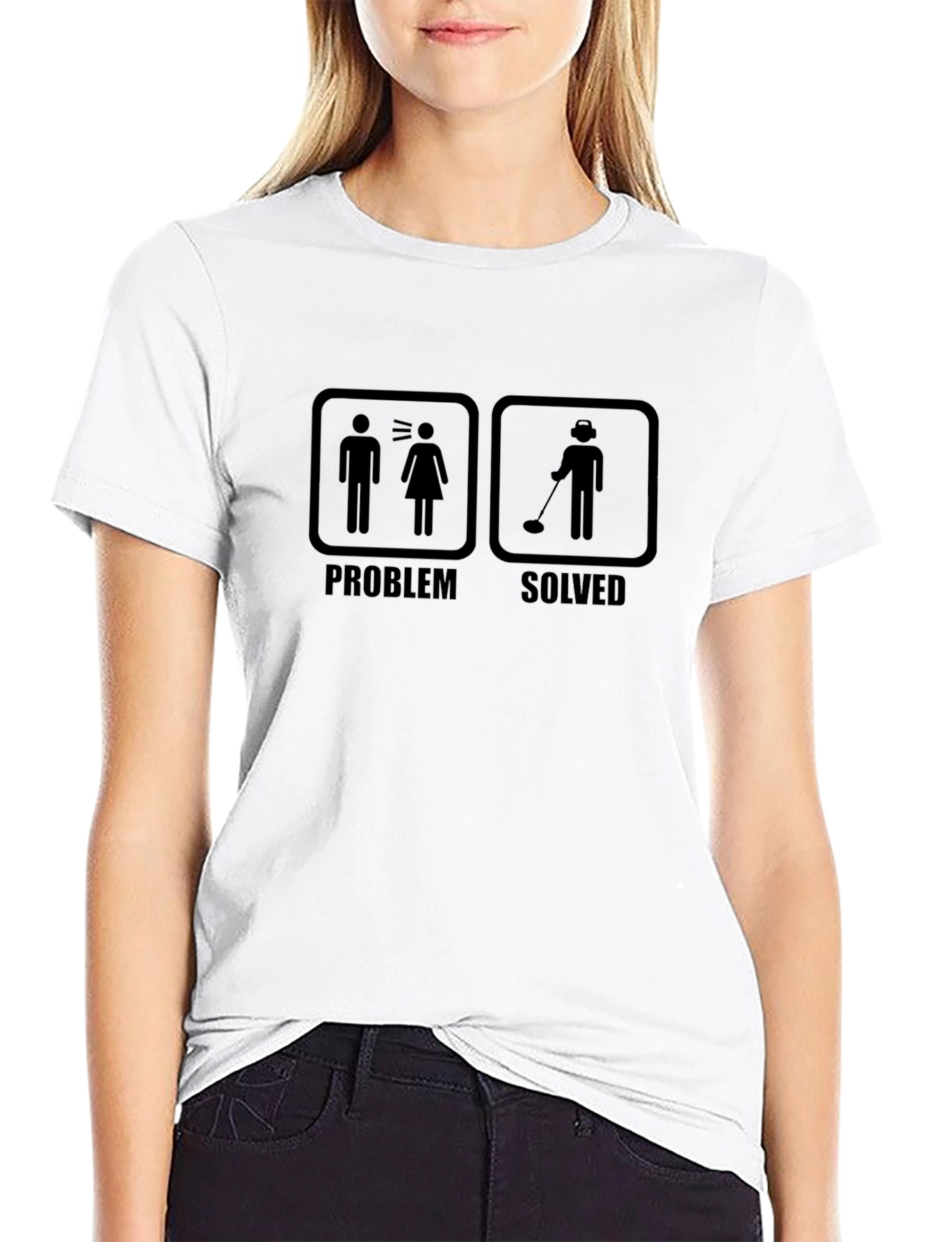Problem Solved Metal Detecting Graphic T-Shirt