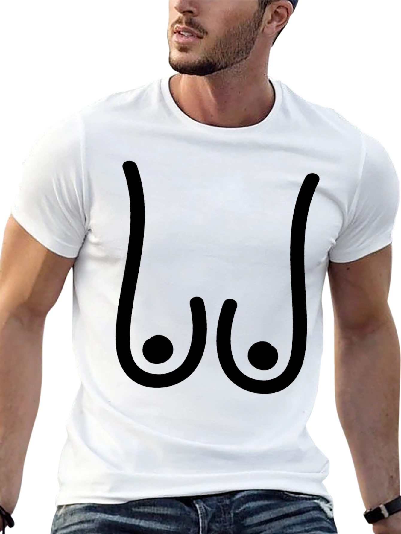 Funny Graphic Black T-Shirt