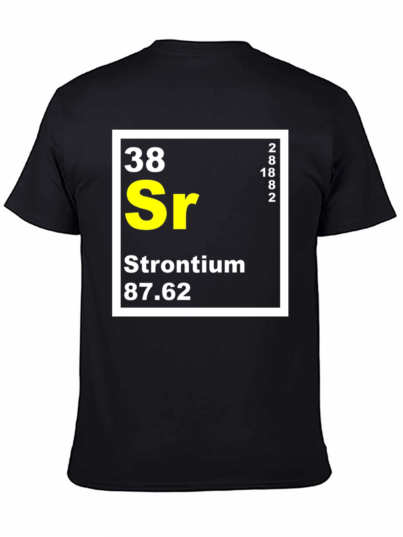 Strontium Periodic Table T-Shirt Science Geek Tee