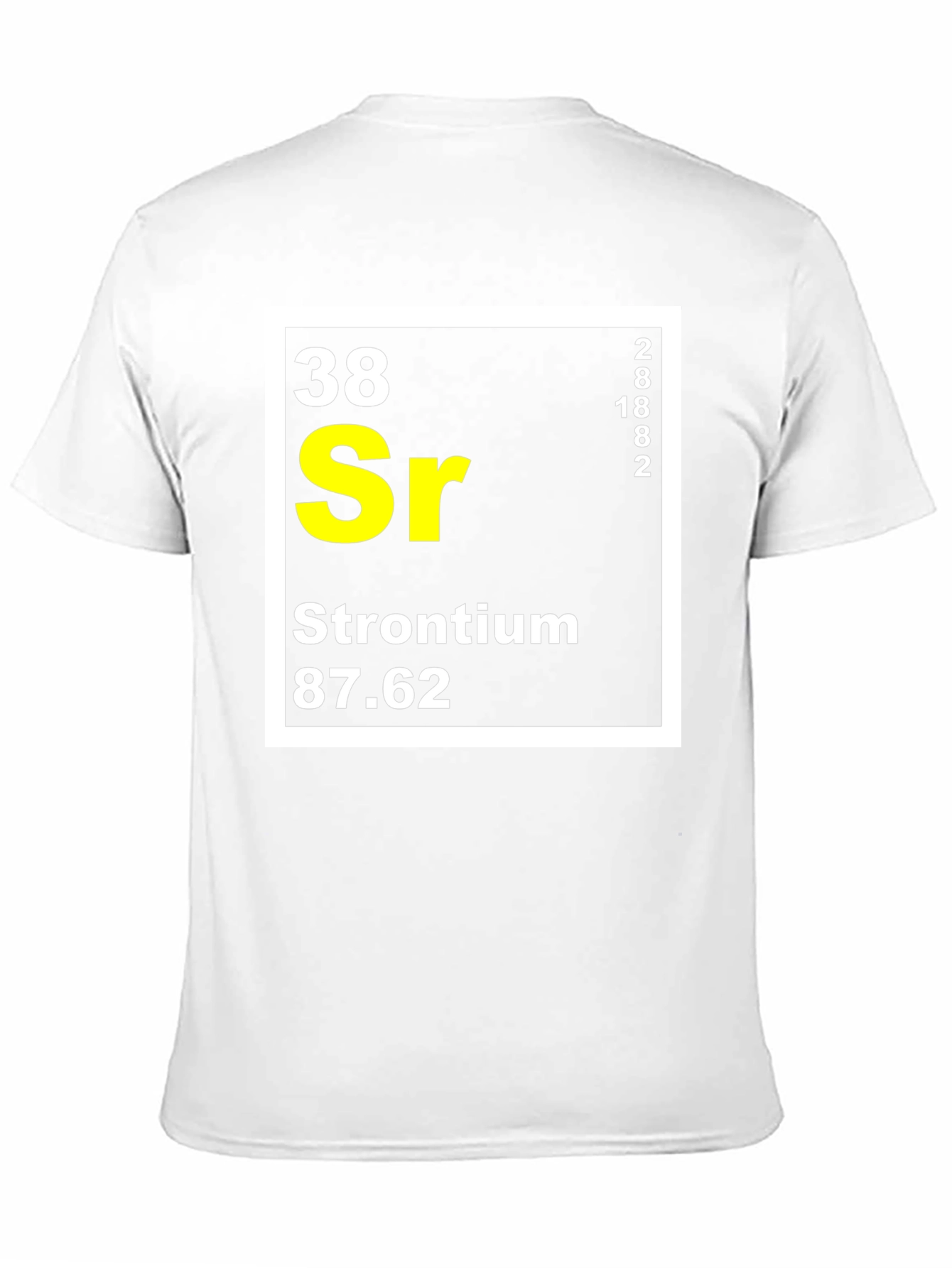 Strontium Periodic Table T-Shirt Science Geek Tee