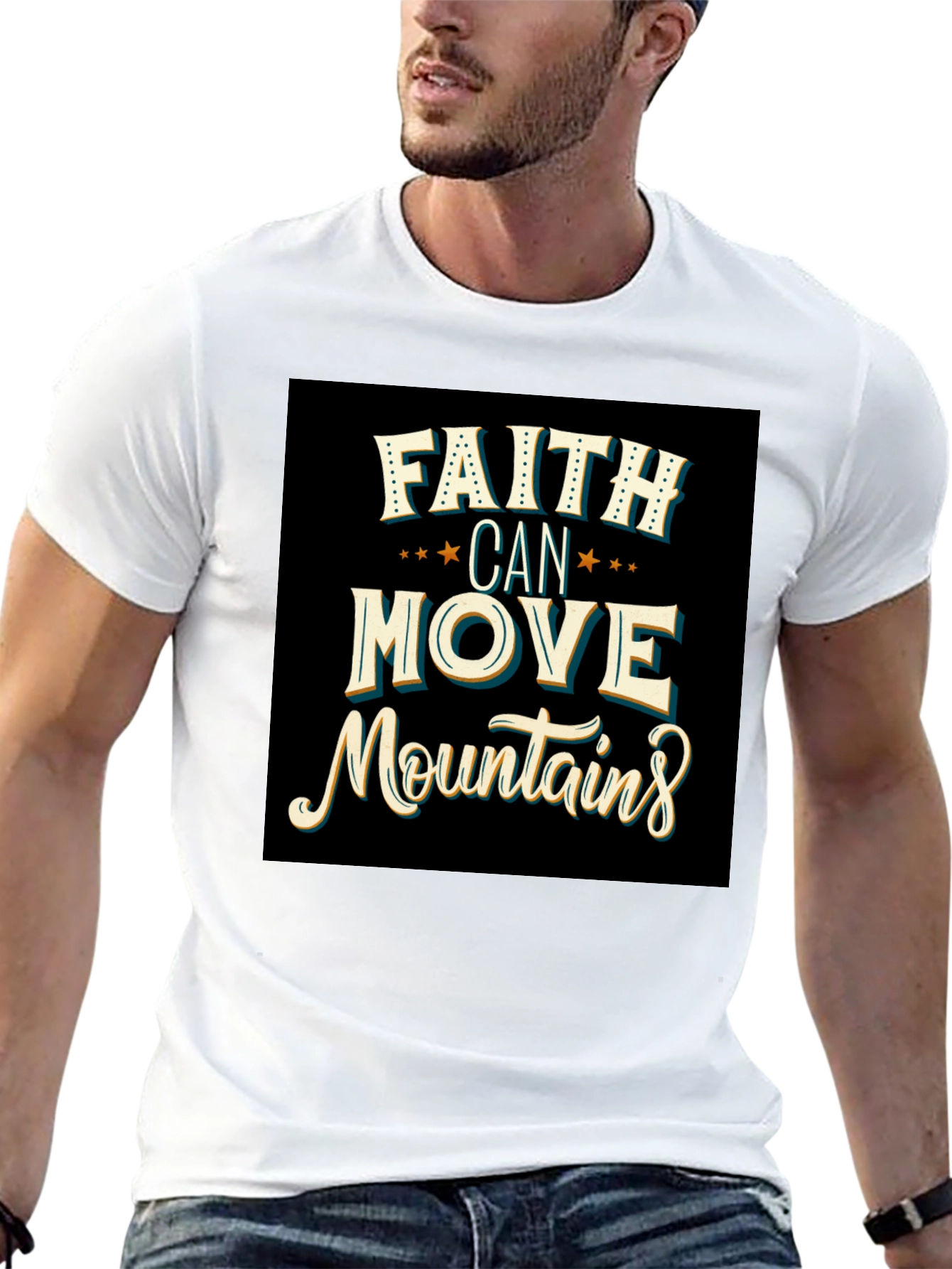 Faith Can Move Mountains Graphic Tee