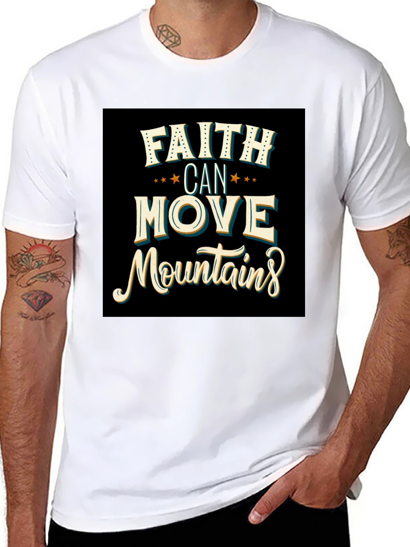 Faith Can Move Mountains Graphic Tee