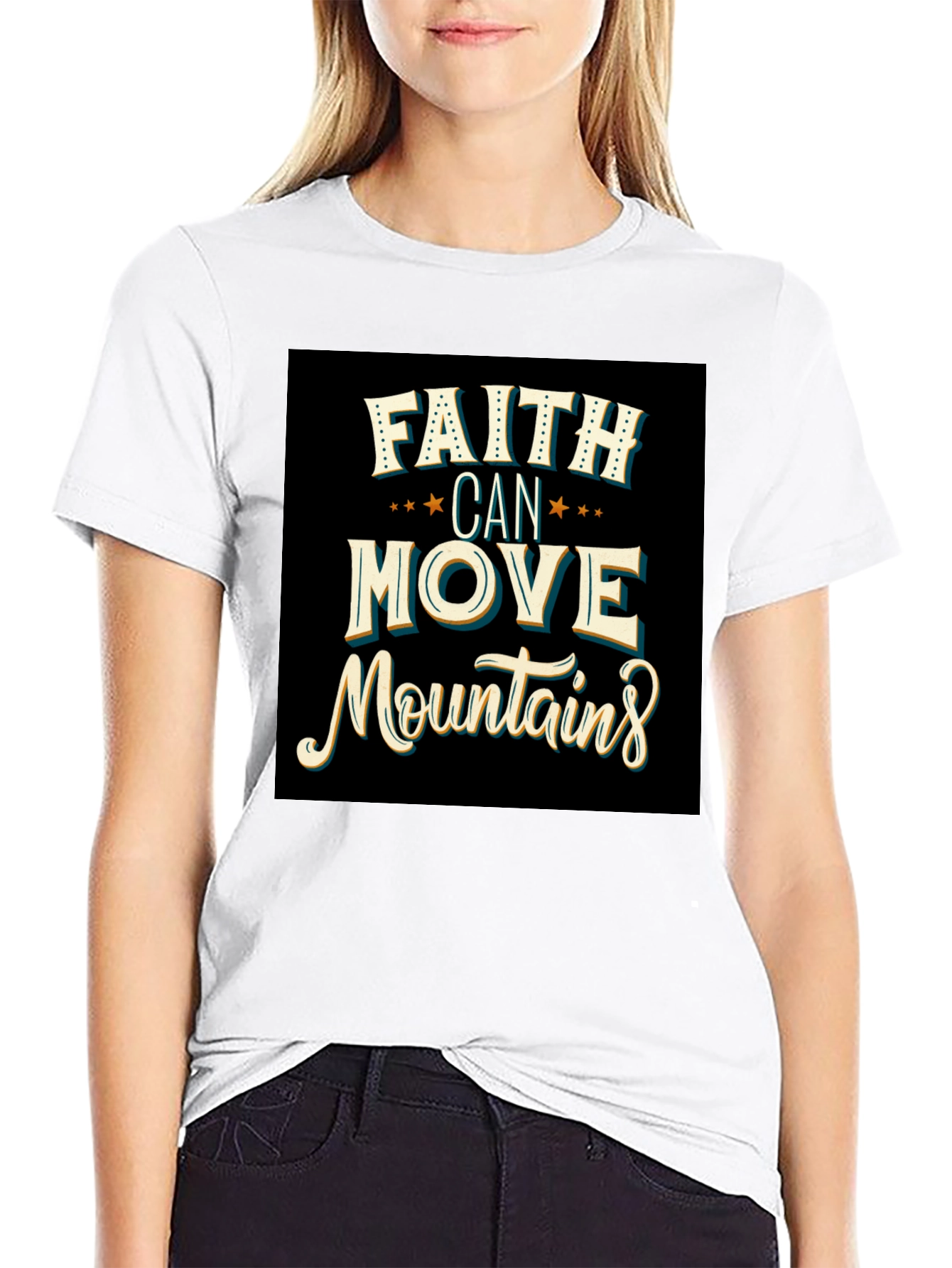 Faith Can Move Mountains Graphic Tee