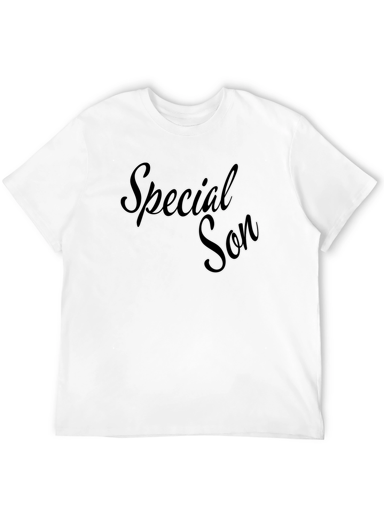 Special Son Black Graphic Tee