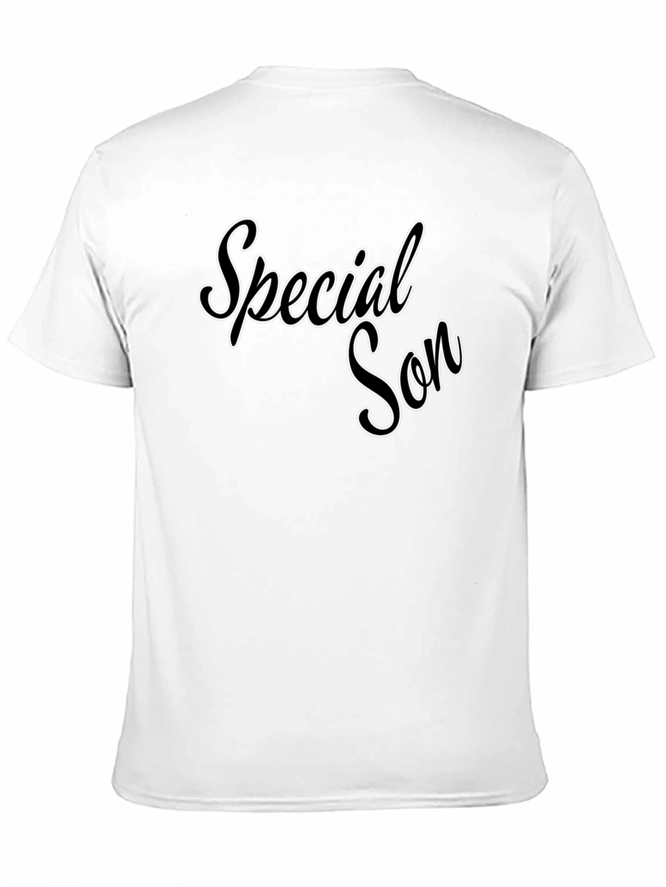Special Son Black Graphic Tee
