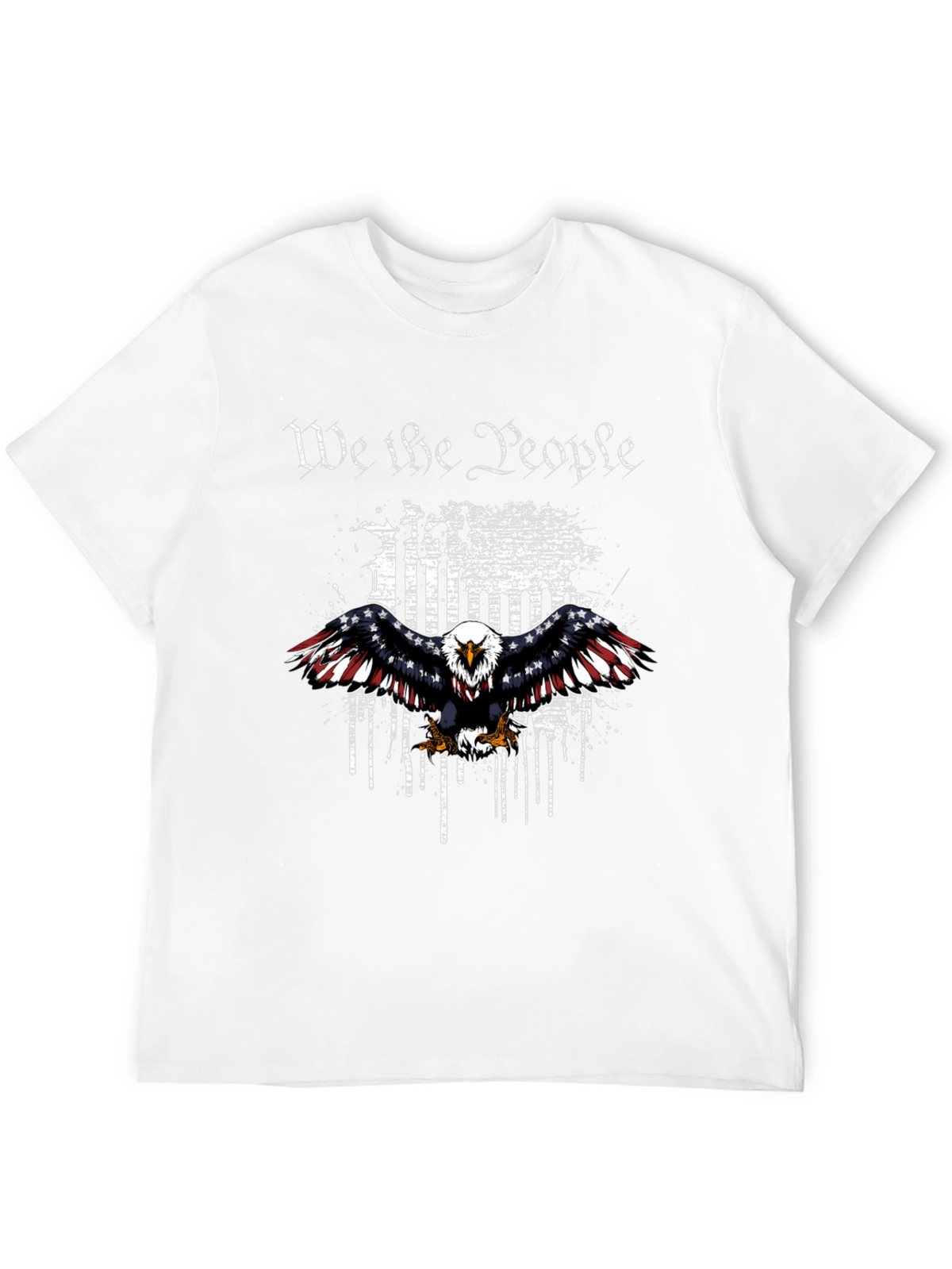 Patriotic Eagle We The People Graphic T-Shirt