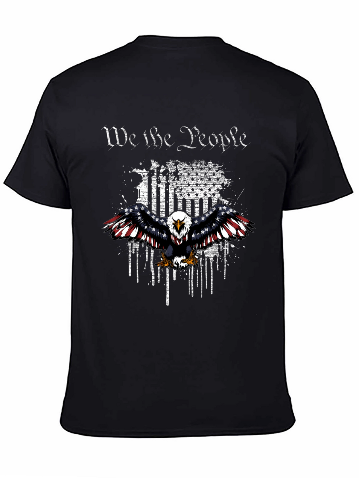 Patriotic Eagle We The People Graphic T-Shirt