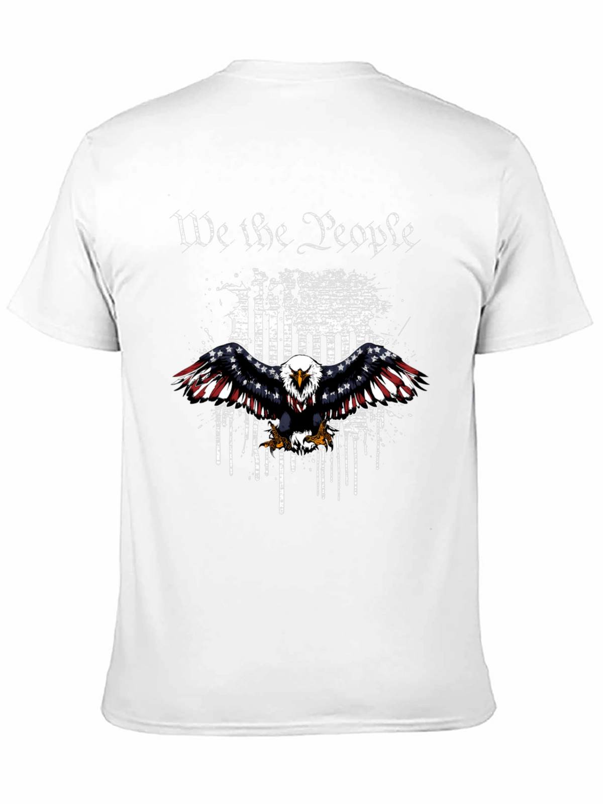 Patriotic Eagle We The People Graphic T-Shirt