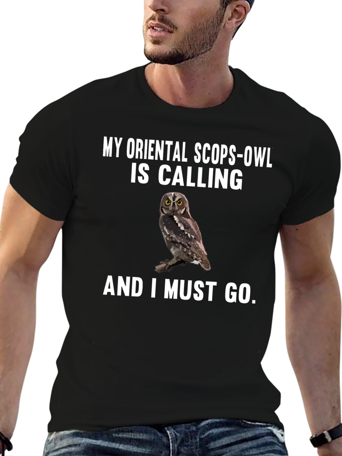 Oriental Scops-Owl T-Shirt