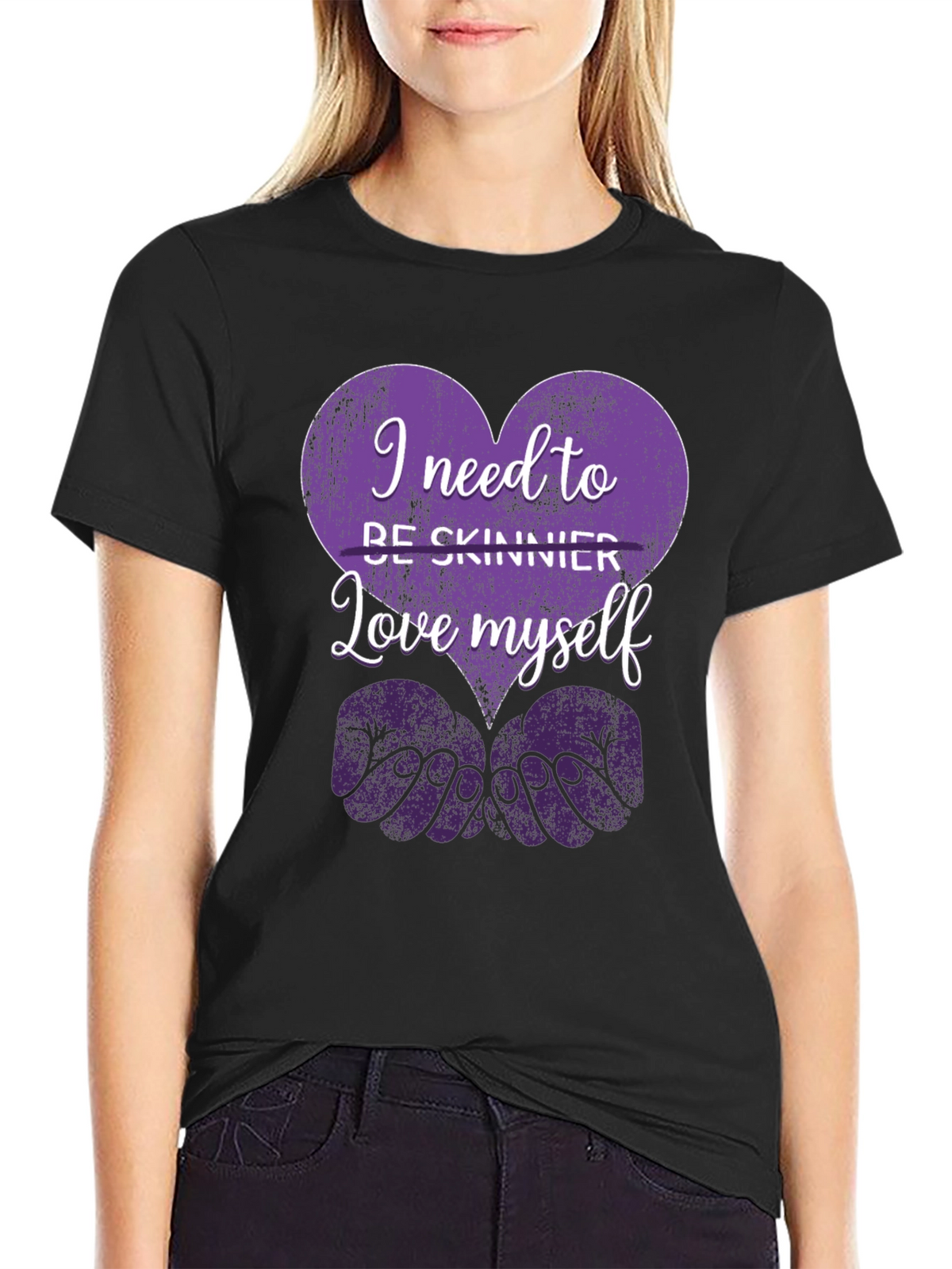 Love Myself Heart Graphic T-Shirt
