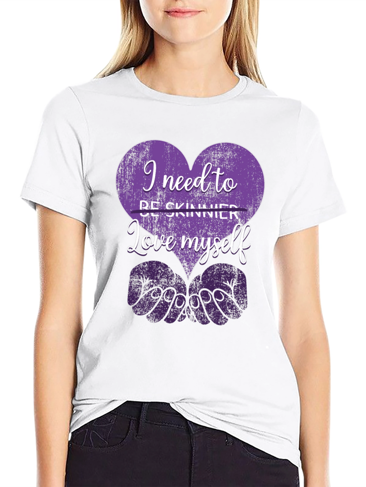 Love Myself Heart Graphic T-Shirt