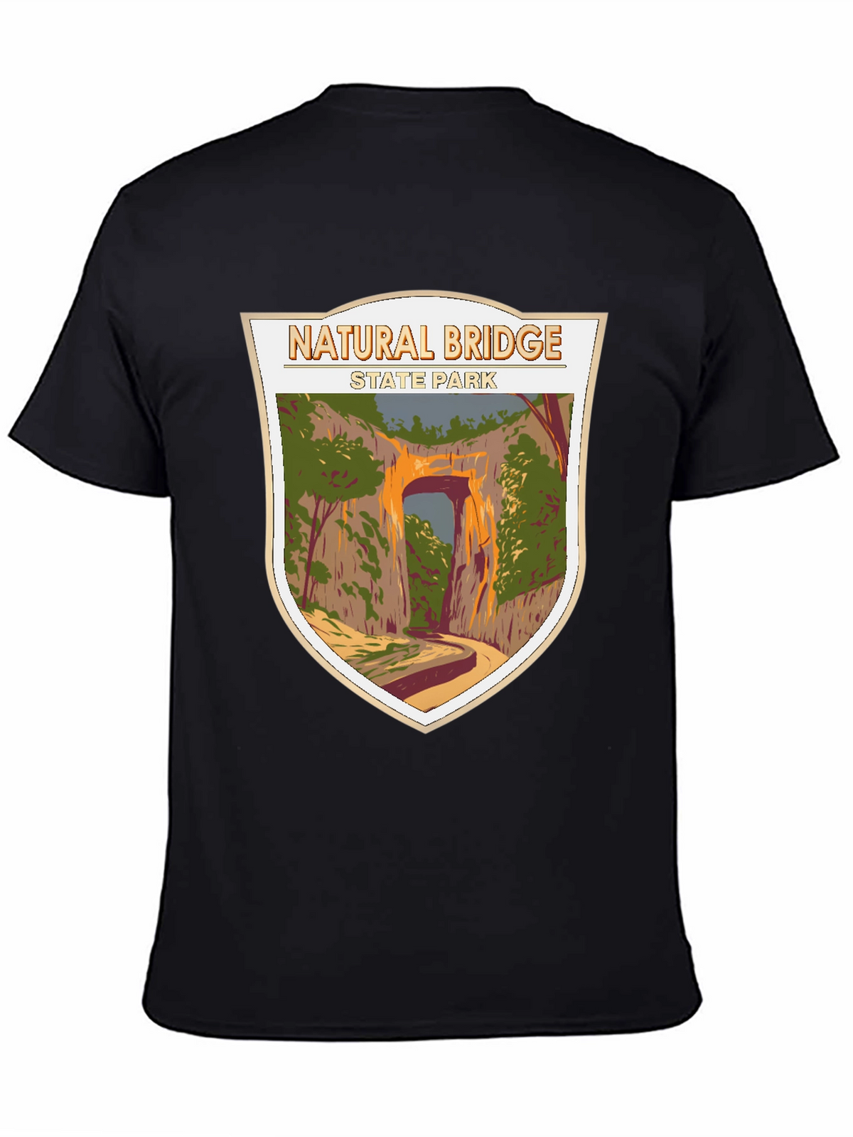Natural Bridge State Park Graphic Tee - Black