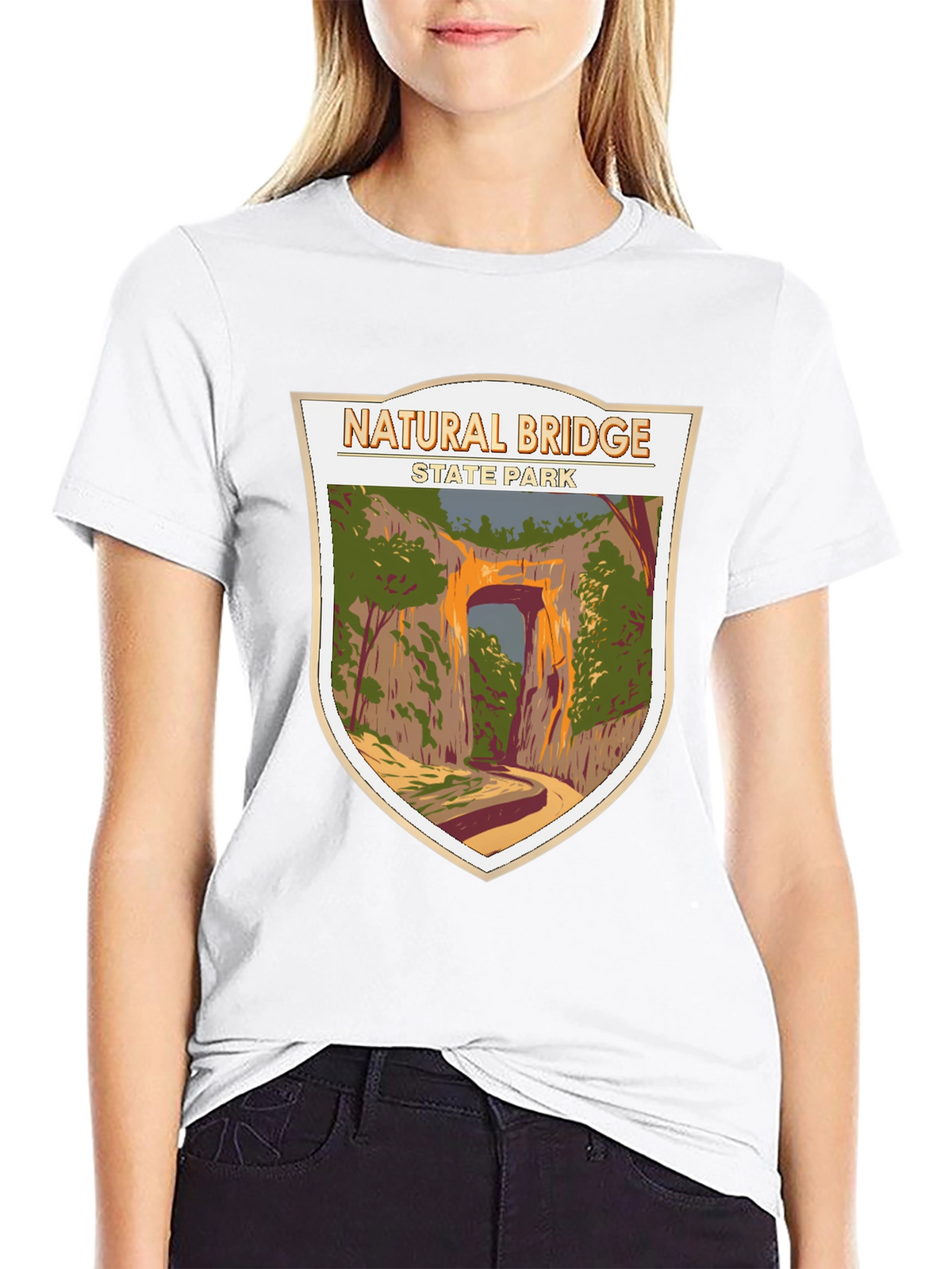 Natural Bridge State Park Graphic Tee - Black