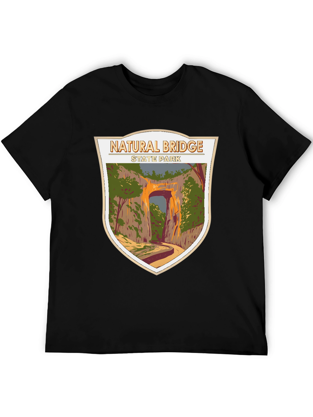 Natural Bridge State Park Graphic Tee - Black