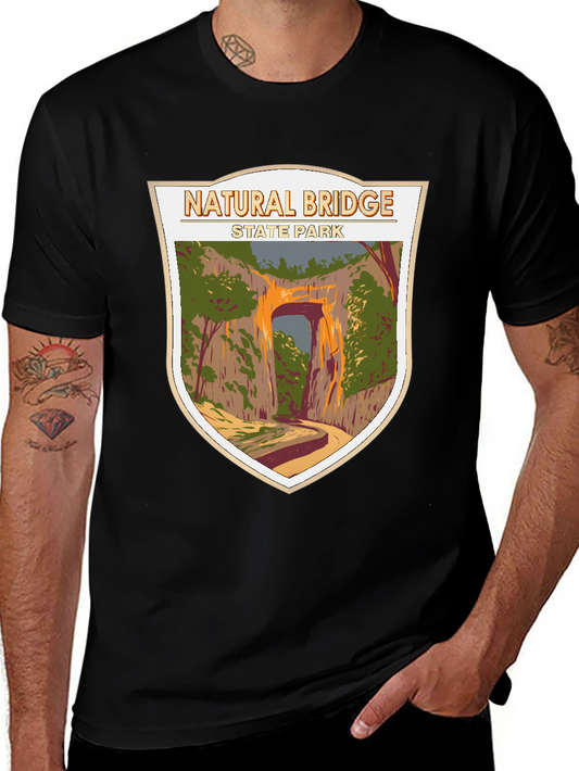 Natural Bridge State Park Graphic Tee - Black