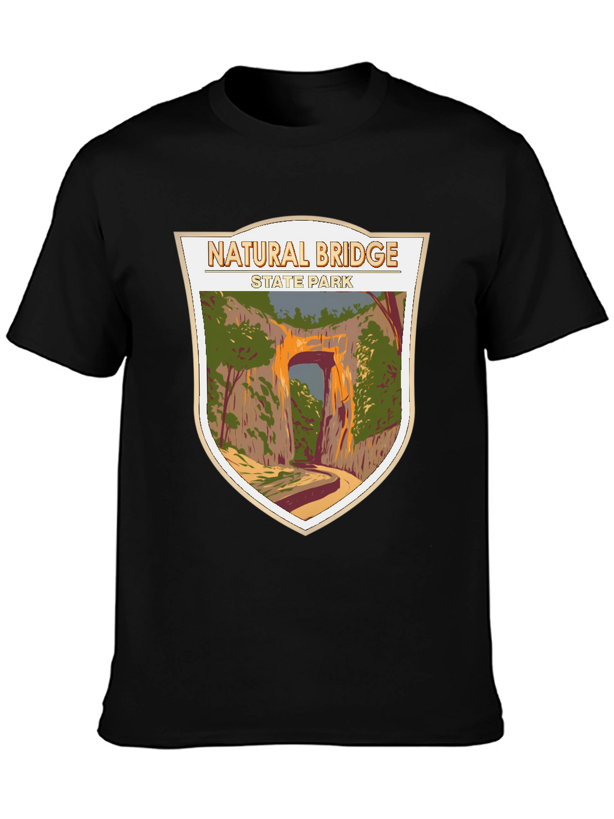 Natural Bridge State Park Graphic Tee - Black
