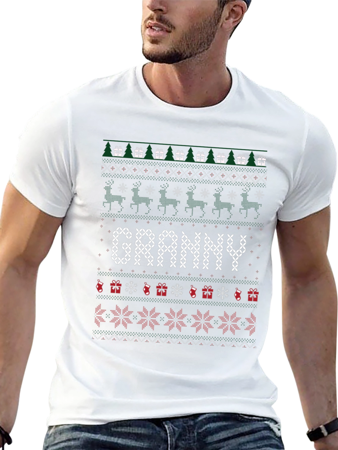 Granny Christmas Sweater T-Shirt