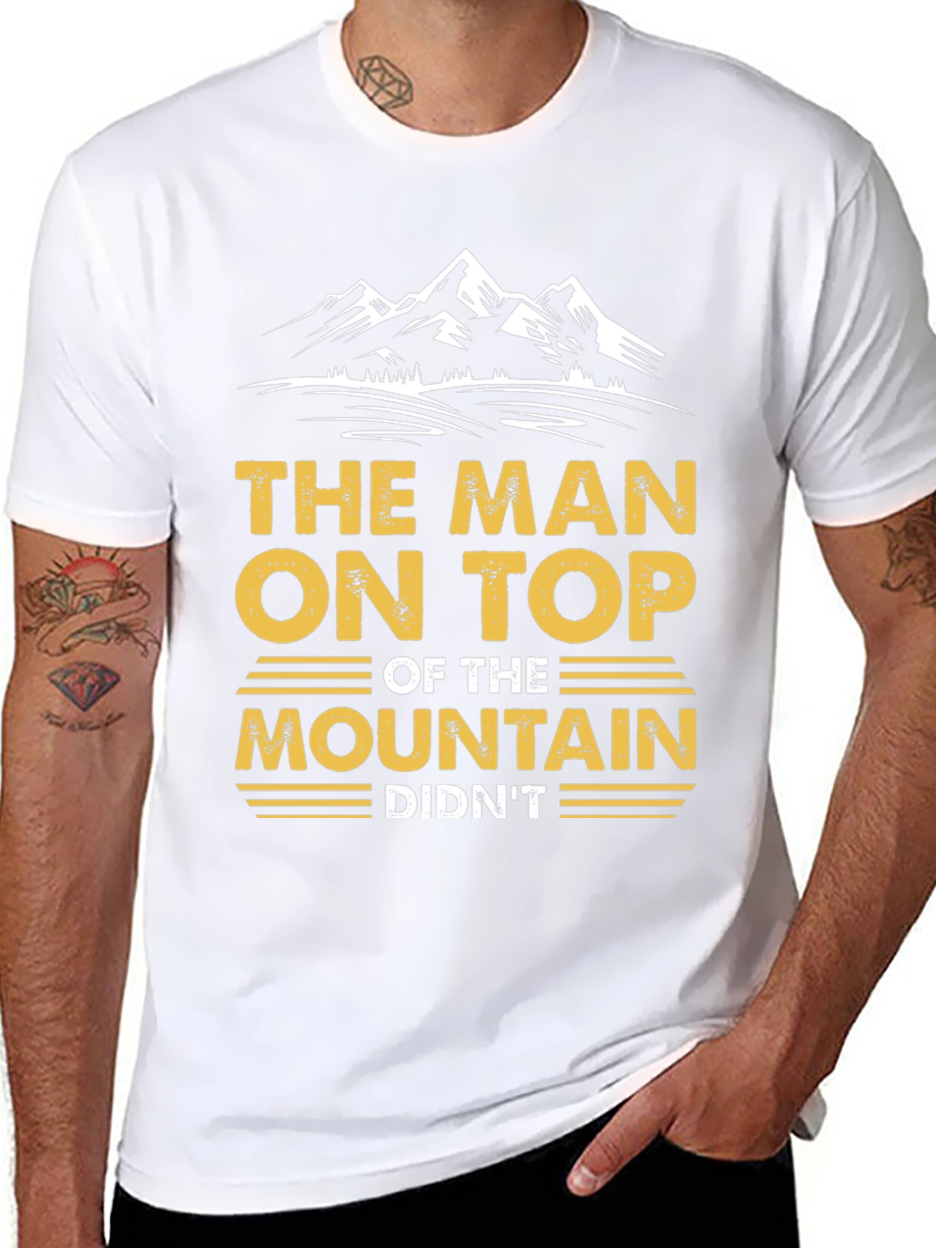 The Man on Top of the Mountain Graphic Tee