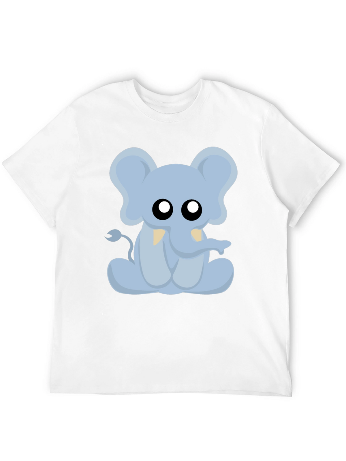 Cute Cartoon Elephant Graphic T-Shirt