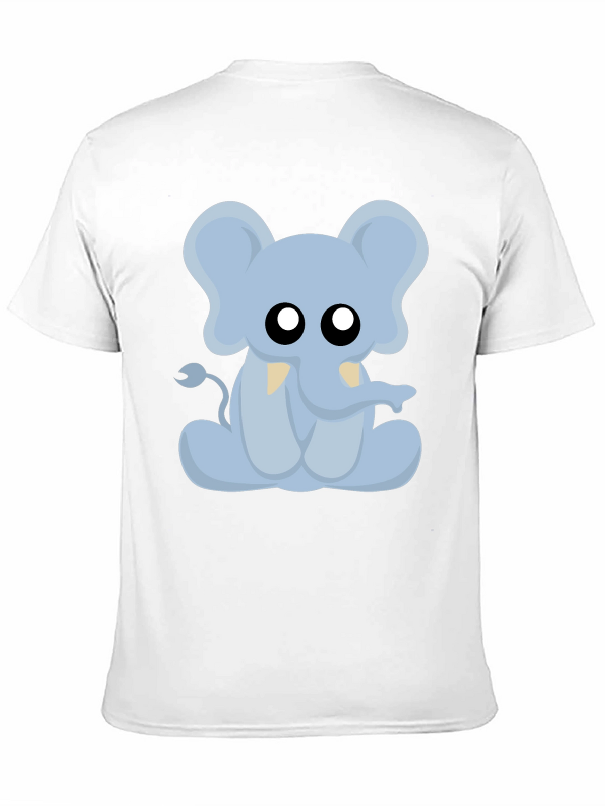 Cute Cartoon Elephant Graphic T-Shirt