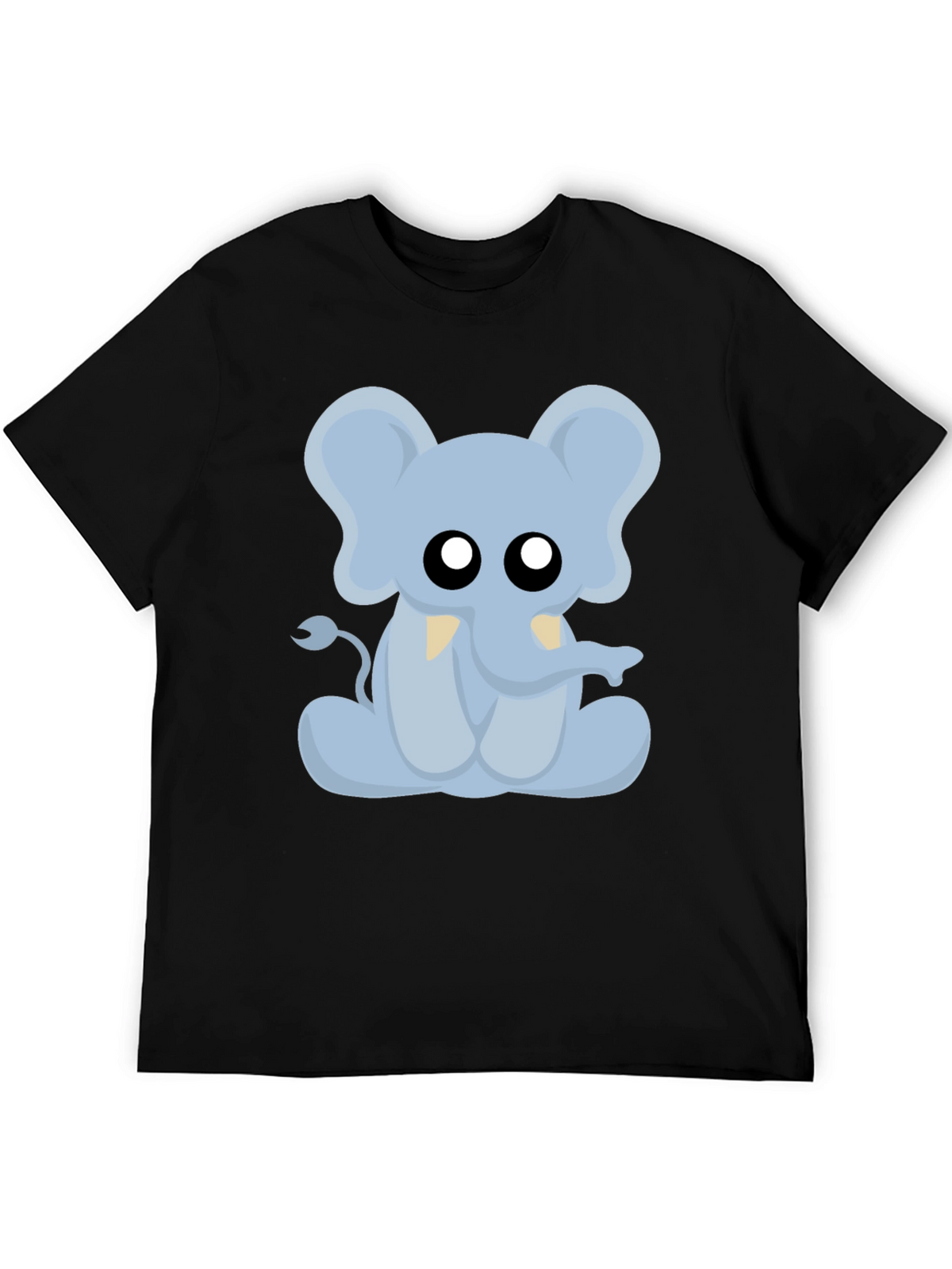 Cute Cartoon Elephant Graphic T-Shirt