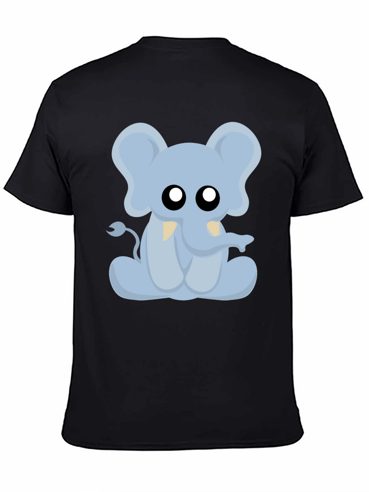Cute Cartoon Elephant Graphic T-Shirt