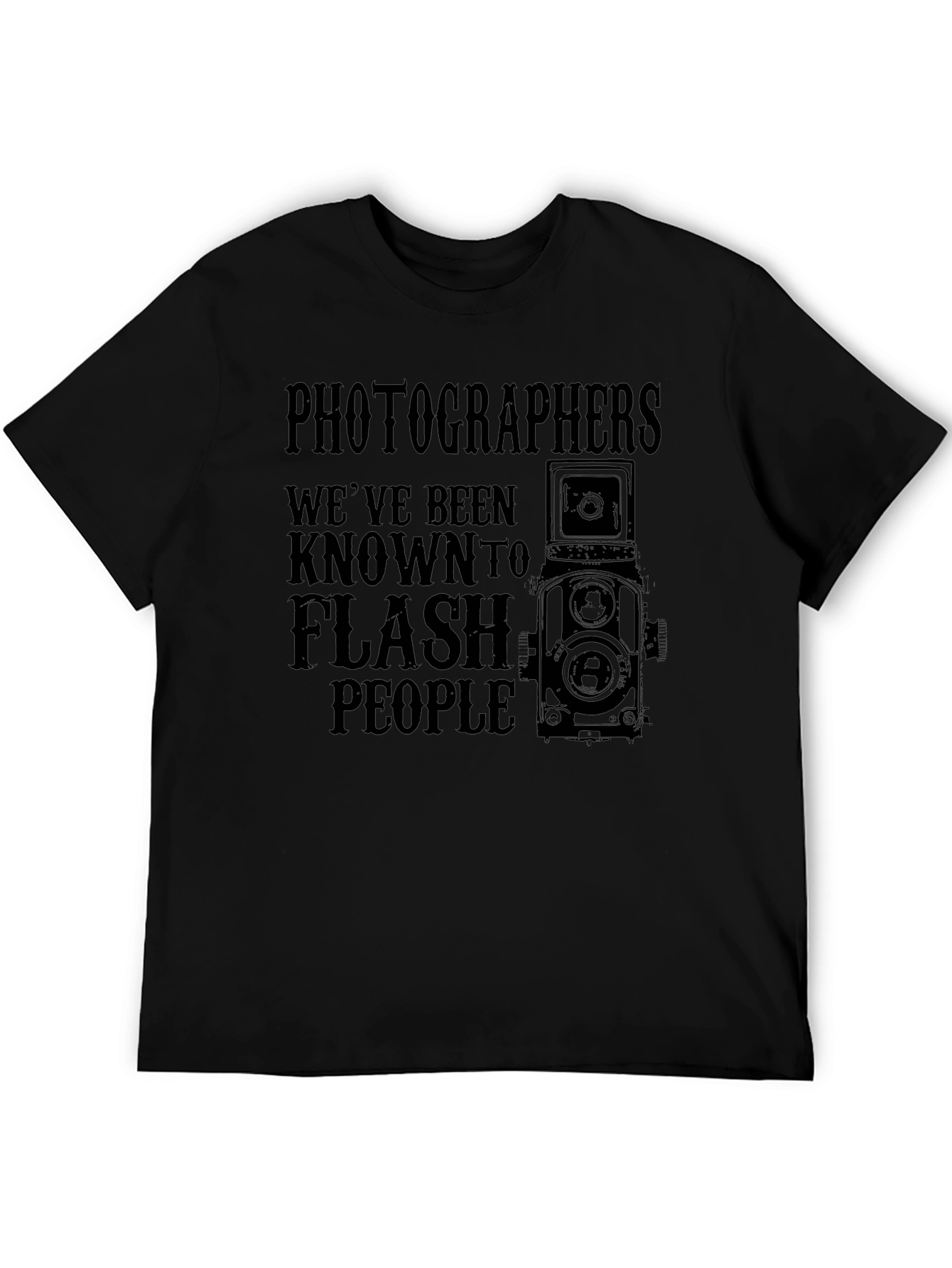 Photographer Flash Humor Graphic T-Shirt