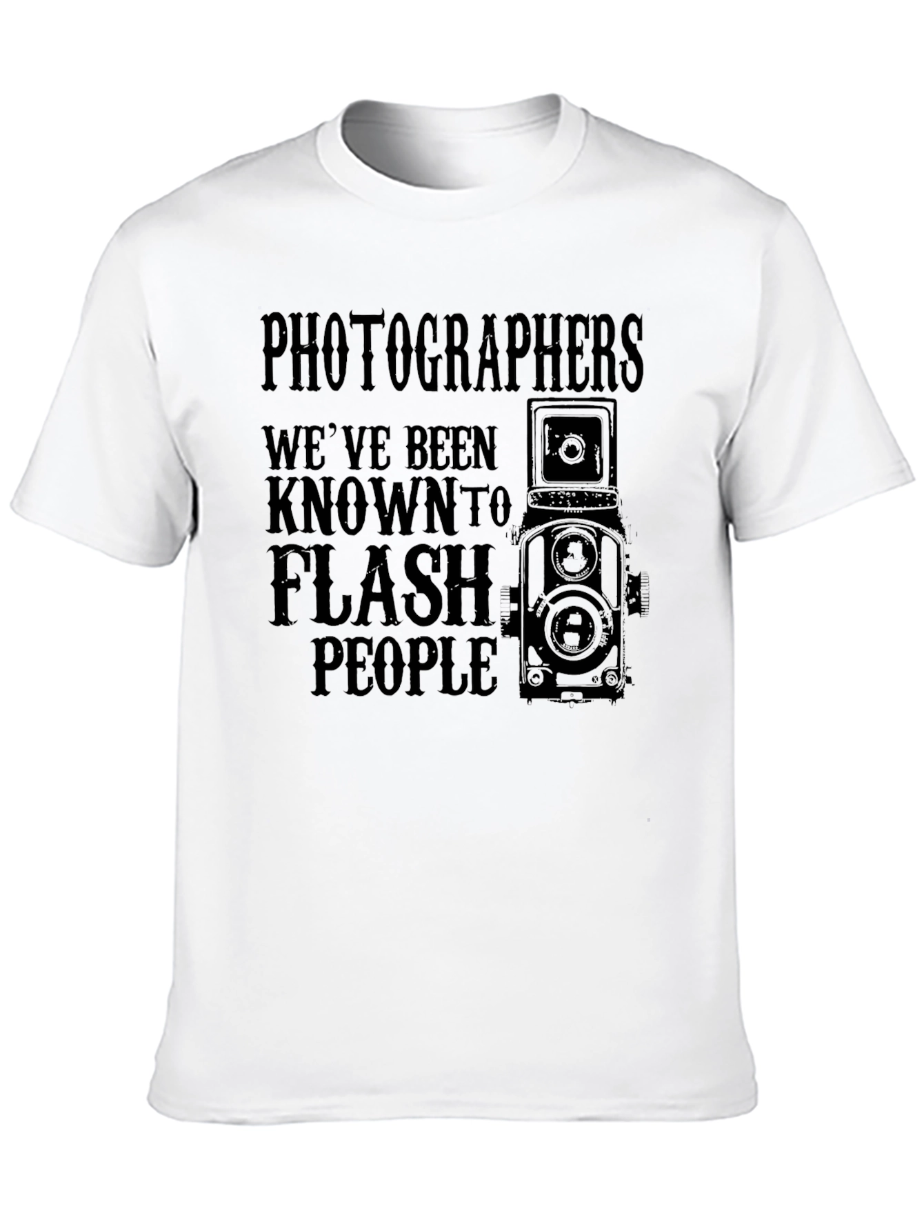 Photographer Flash Humor Graphic T-Shirt