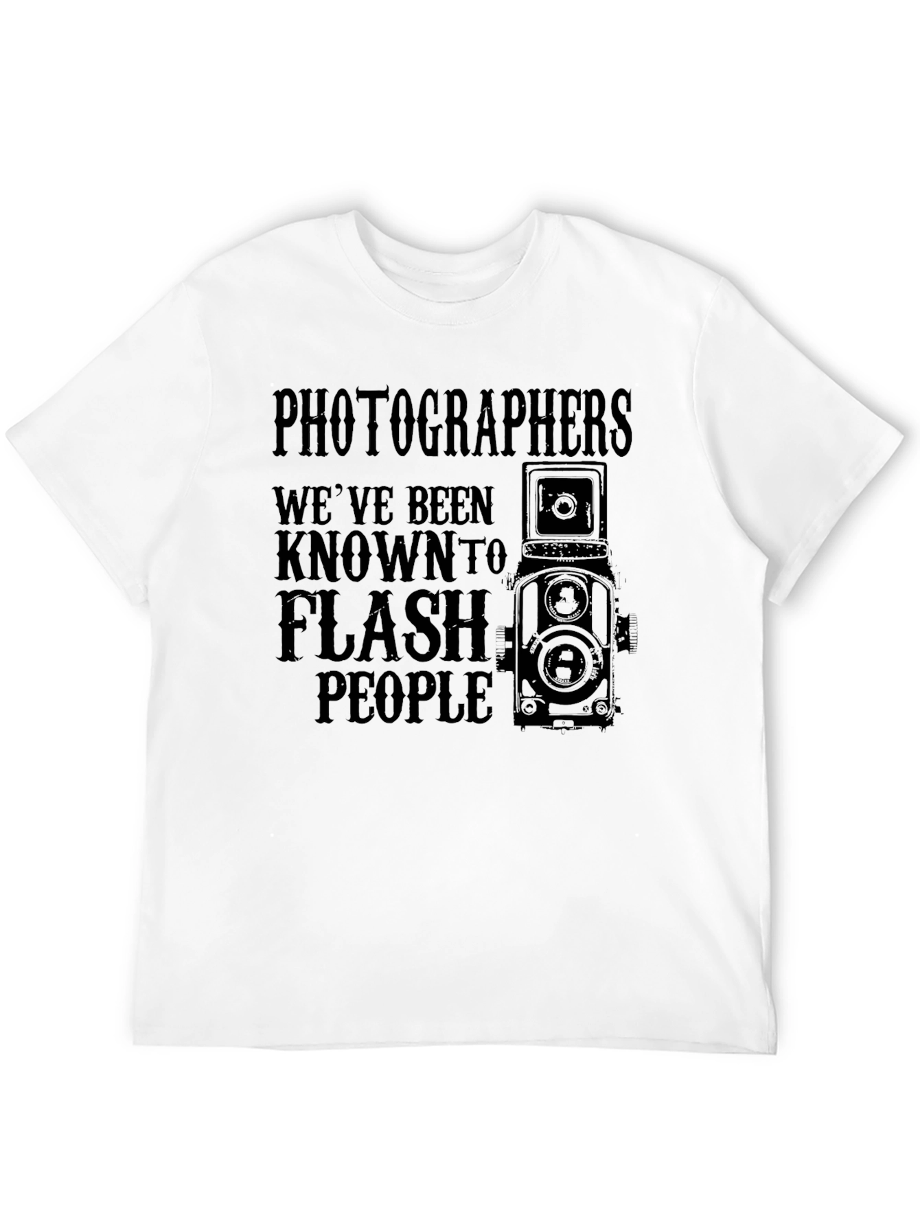 Photographer Flash Humor Graphic T-Shirt