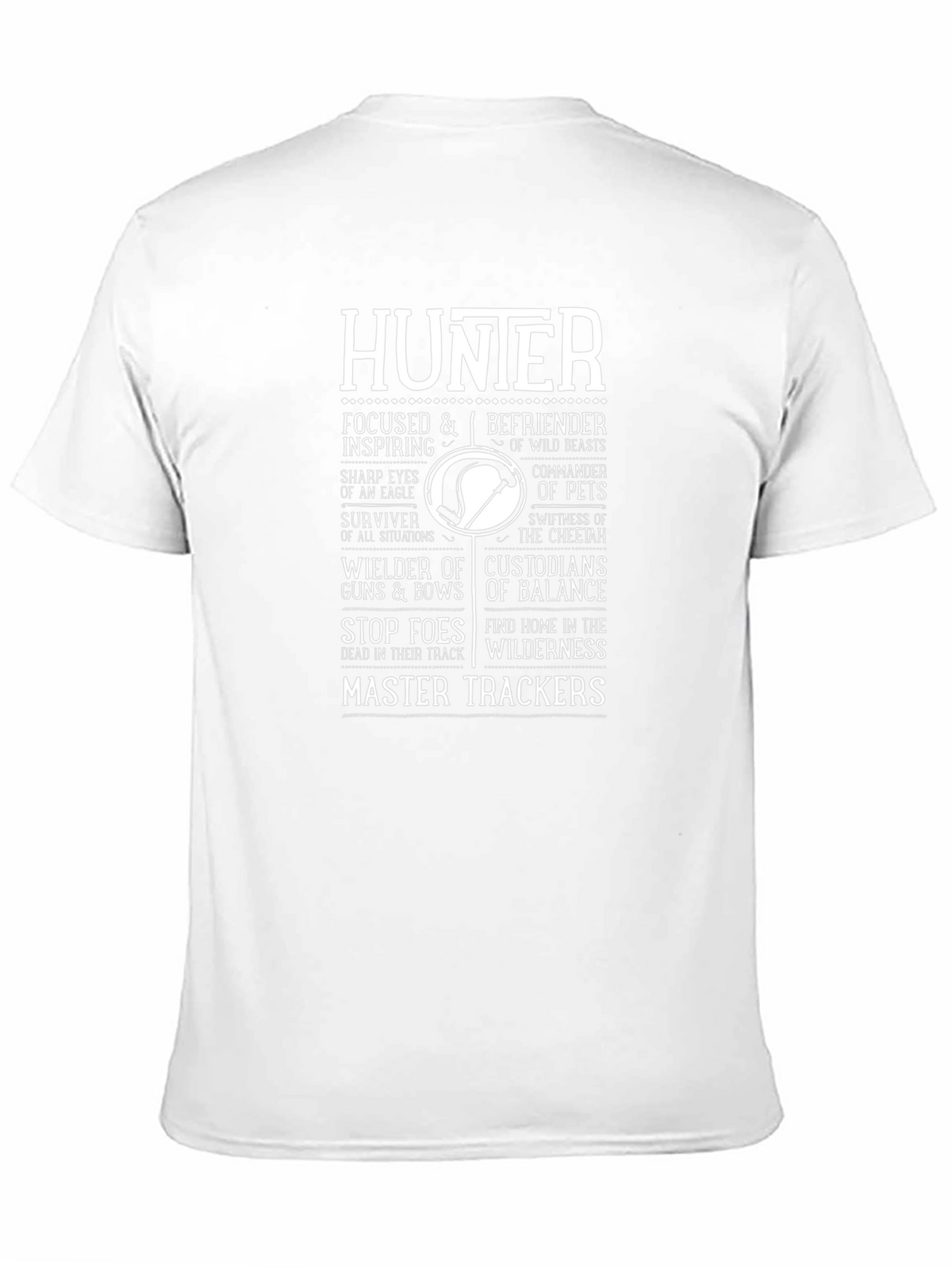 Hunter T-Shirt: Focused Inspiring Master Tracker