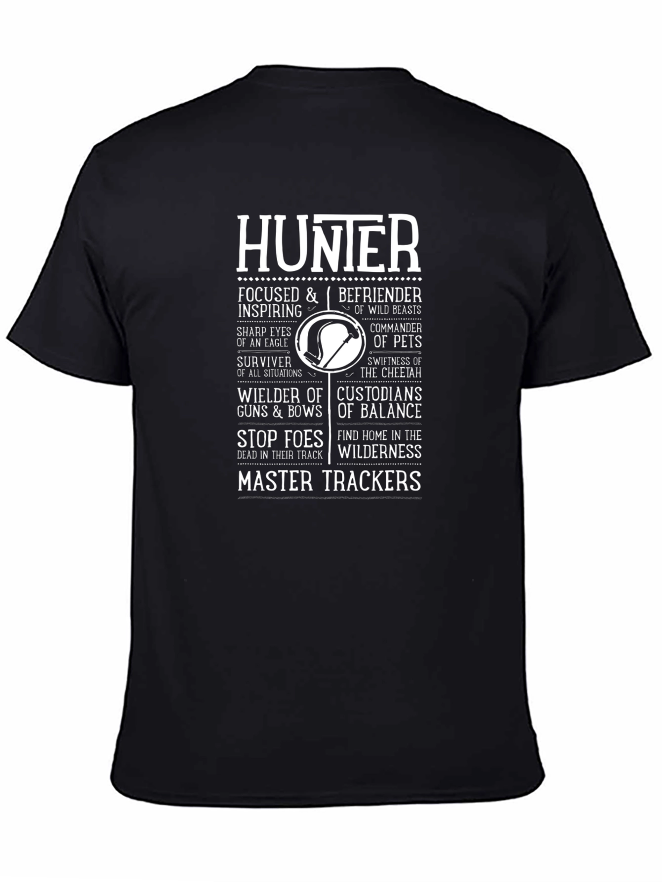 Hunter T-Shirt: Focused Inspiring Master Tracker