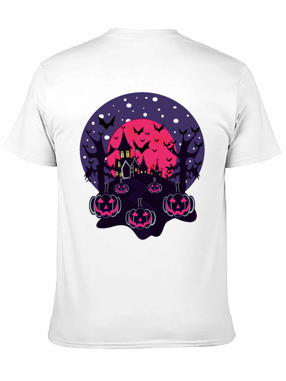 Halloween Haunted House Pumpkin T-Shirt