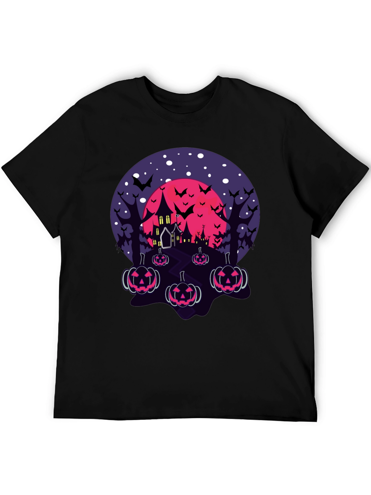 Halloween Haunted House Pumpkin T-Shirt