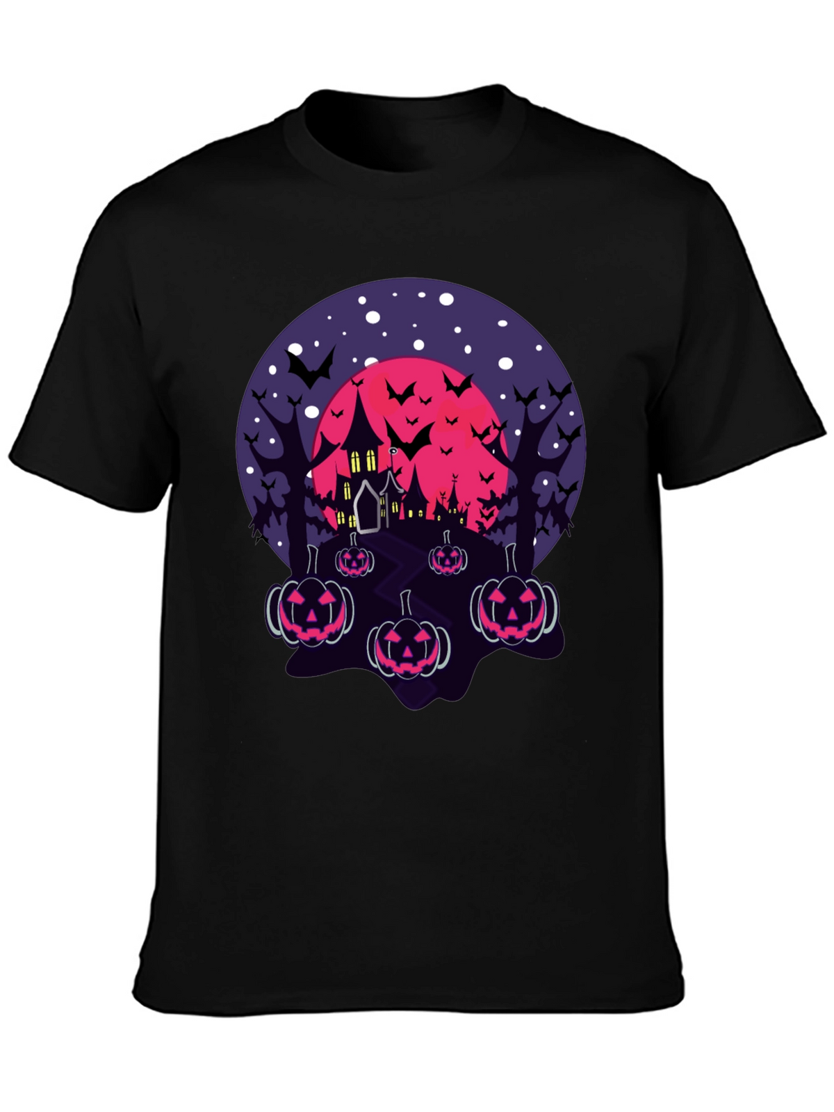 Halloween Haunted House Pumpkin T-Shirt