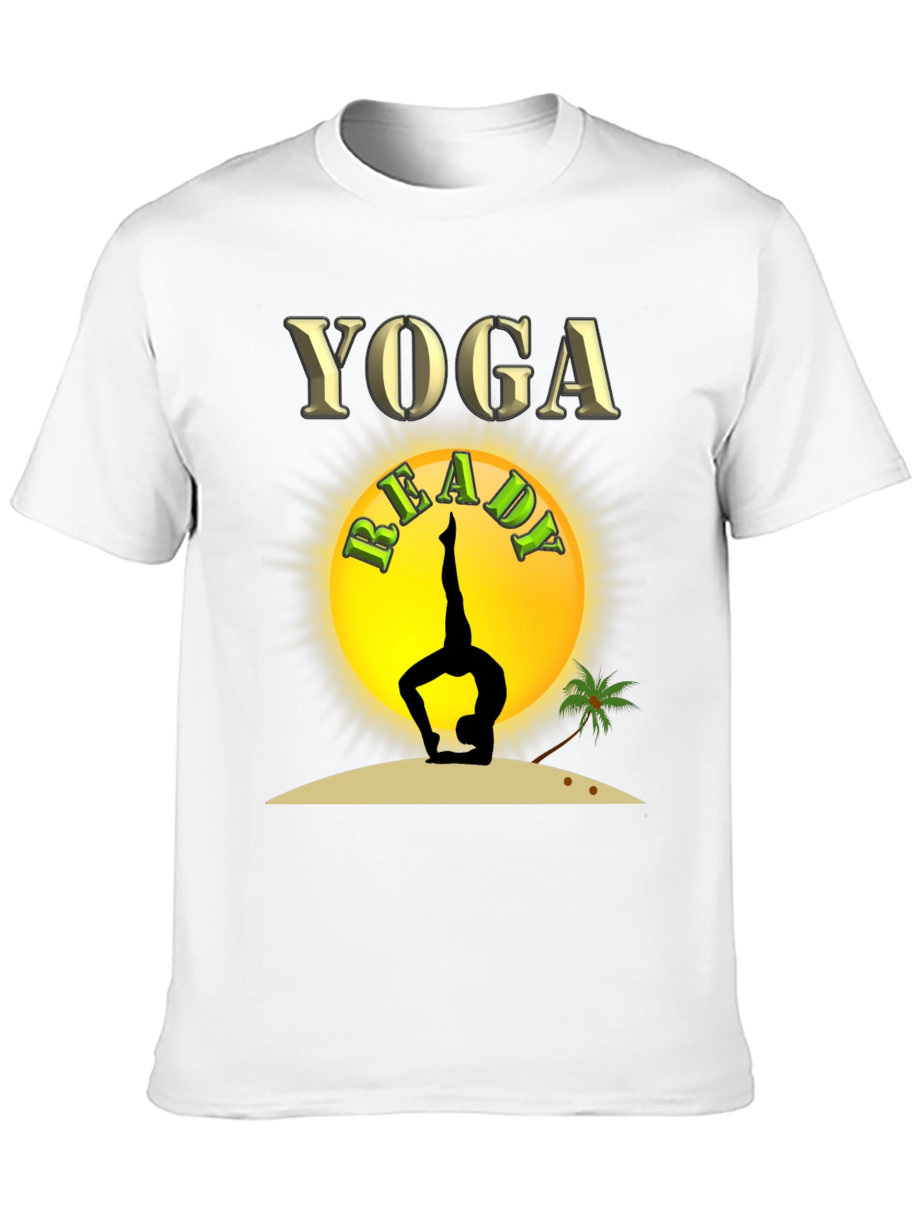 Yoga Ready T-Shirt - Black - Graphic Tee