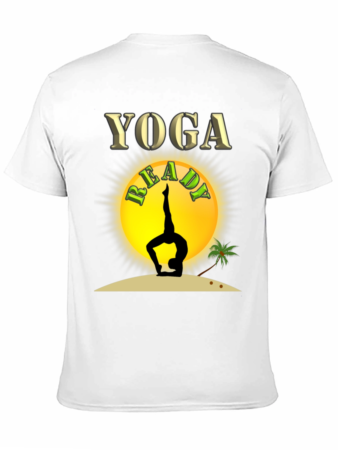 Yoga Ready T-Shirt - Black - Graphic Tee