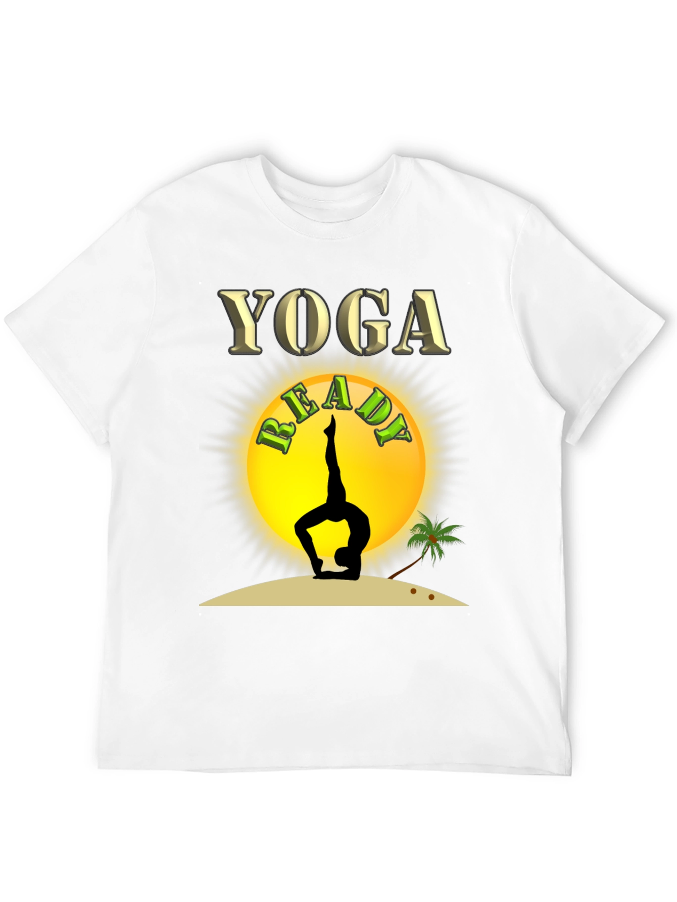 Yoga Ready T-Shirt - Black - Graphic Tee