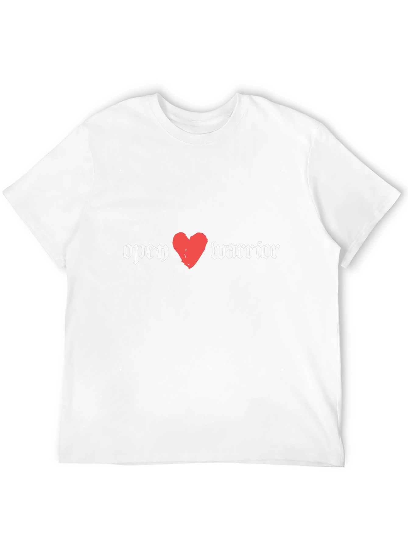 Open Heart Warrior Black T-Shirt