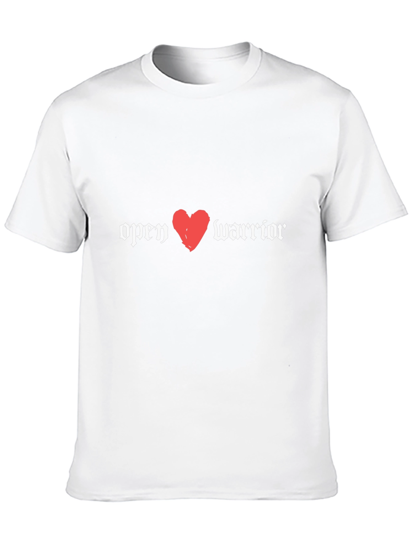 Open Heart Warrior Black T-Shirt