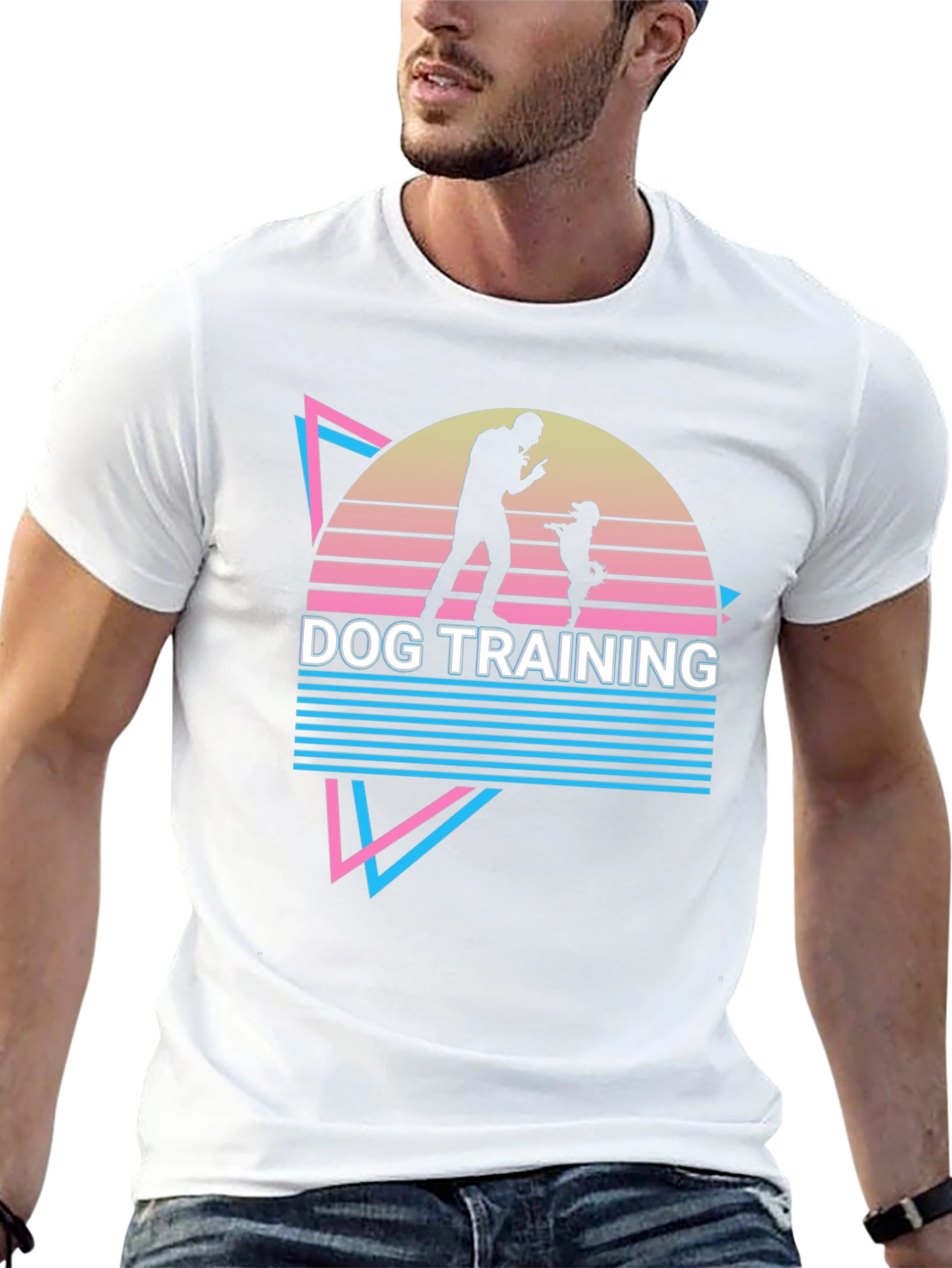 Dog Training Retro T-Shirt