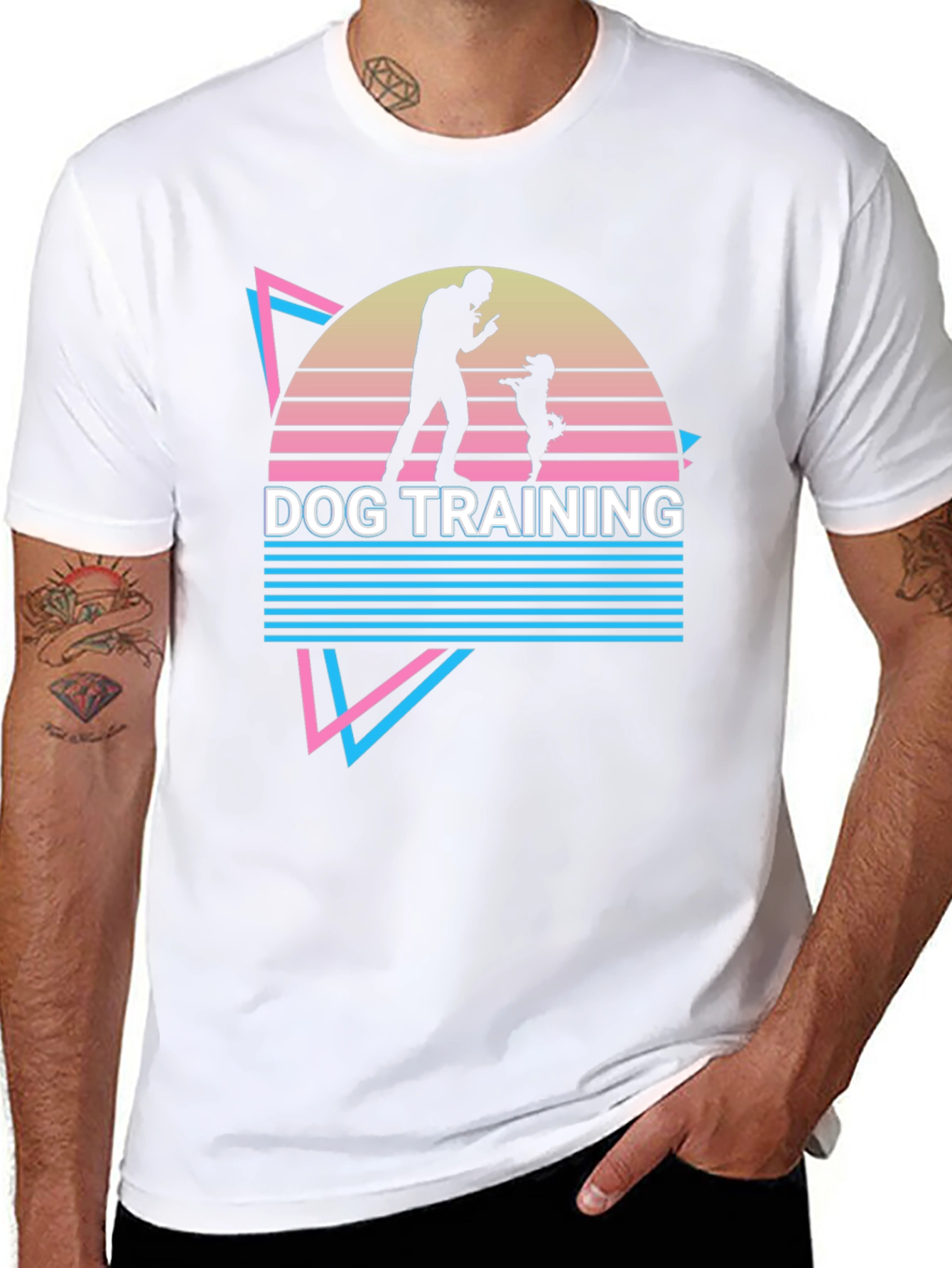 Dog Training Retro T-Shirt