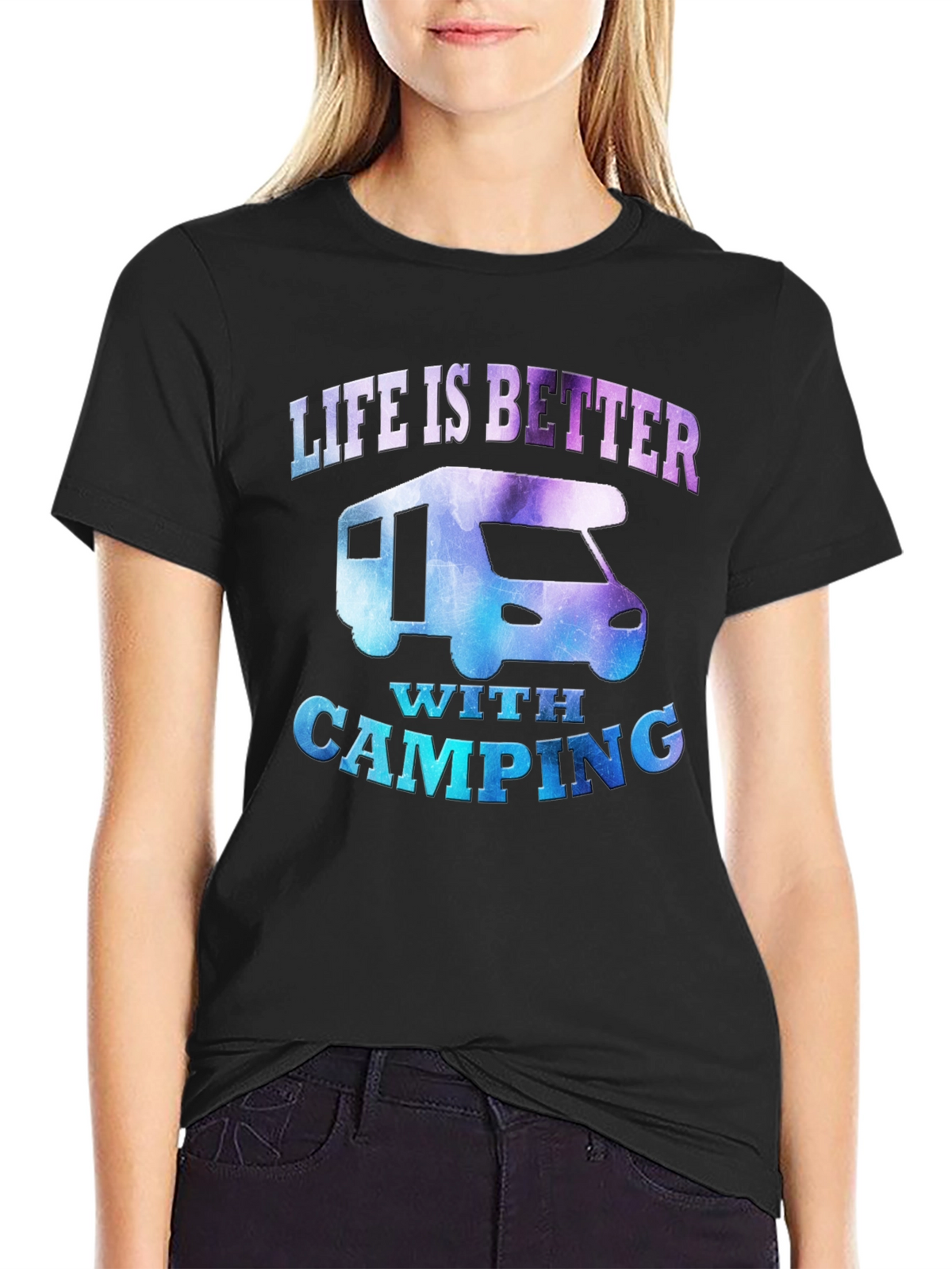 Life is Better with Camping RV T-Shirt