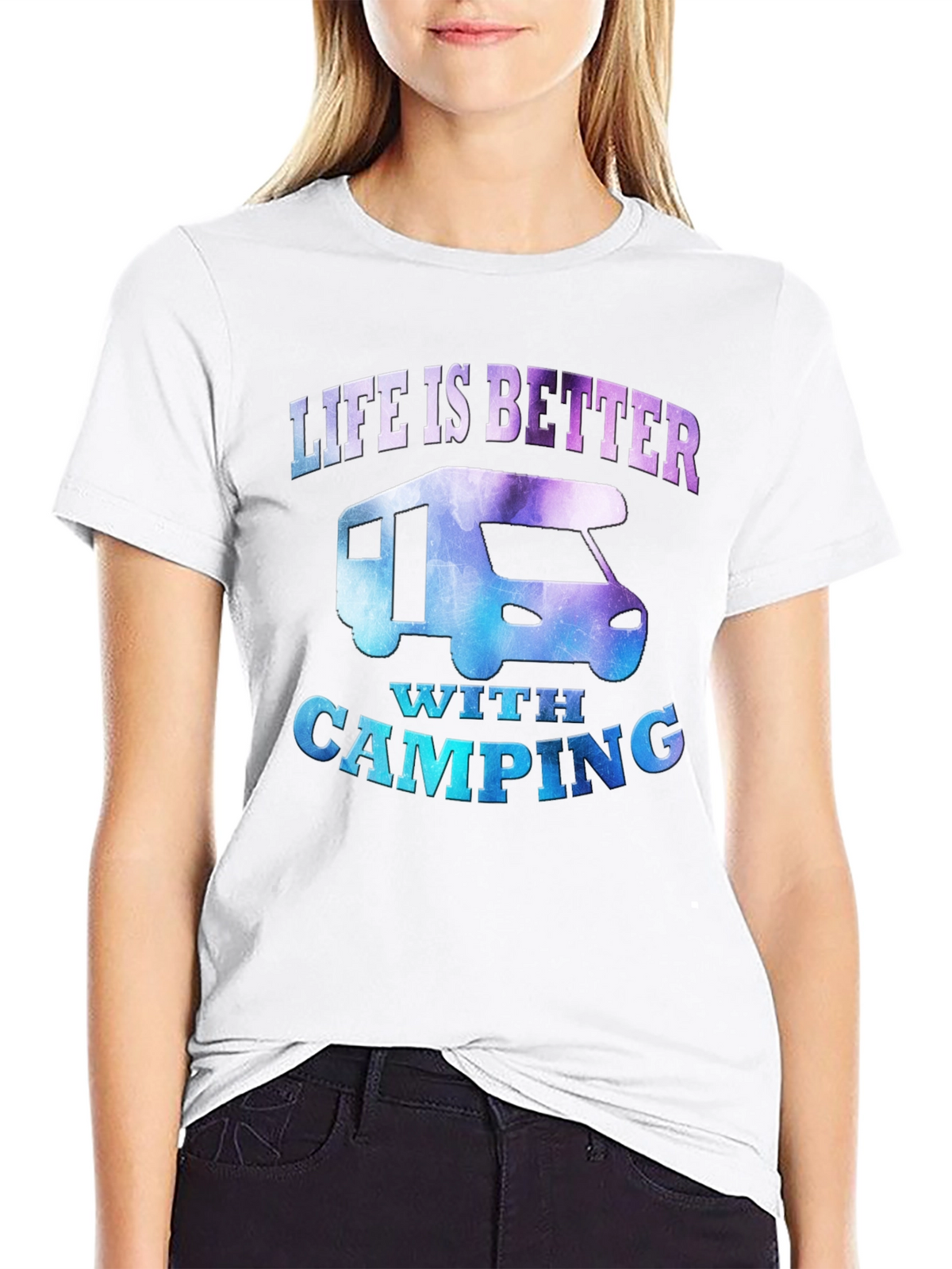 Life is Better with Camping RV T-Shirt