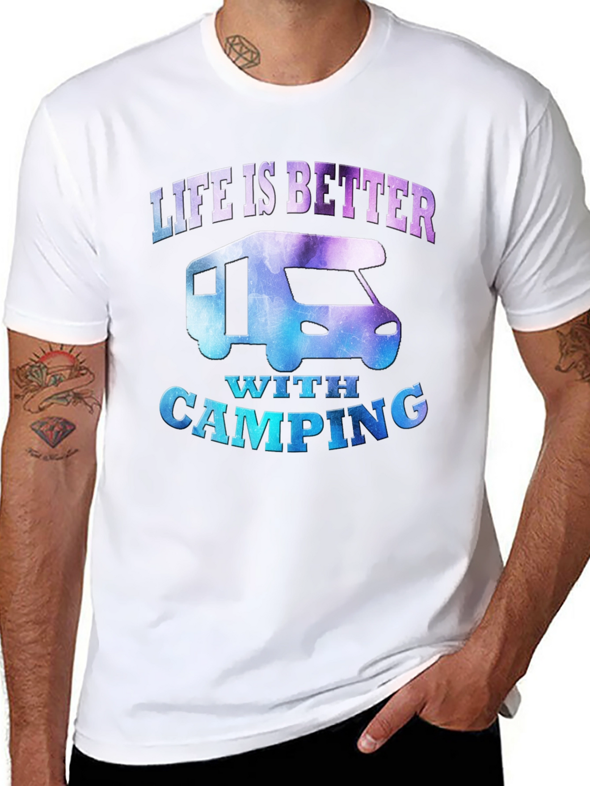 Life is Better with Camping RV T-Shirt