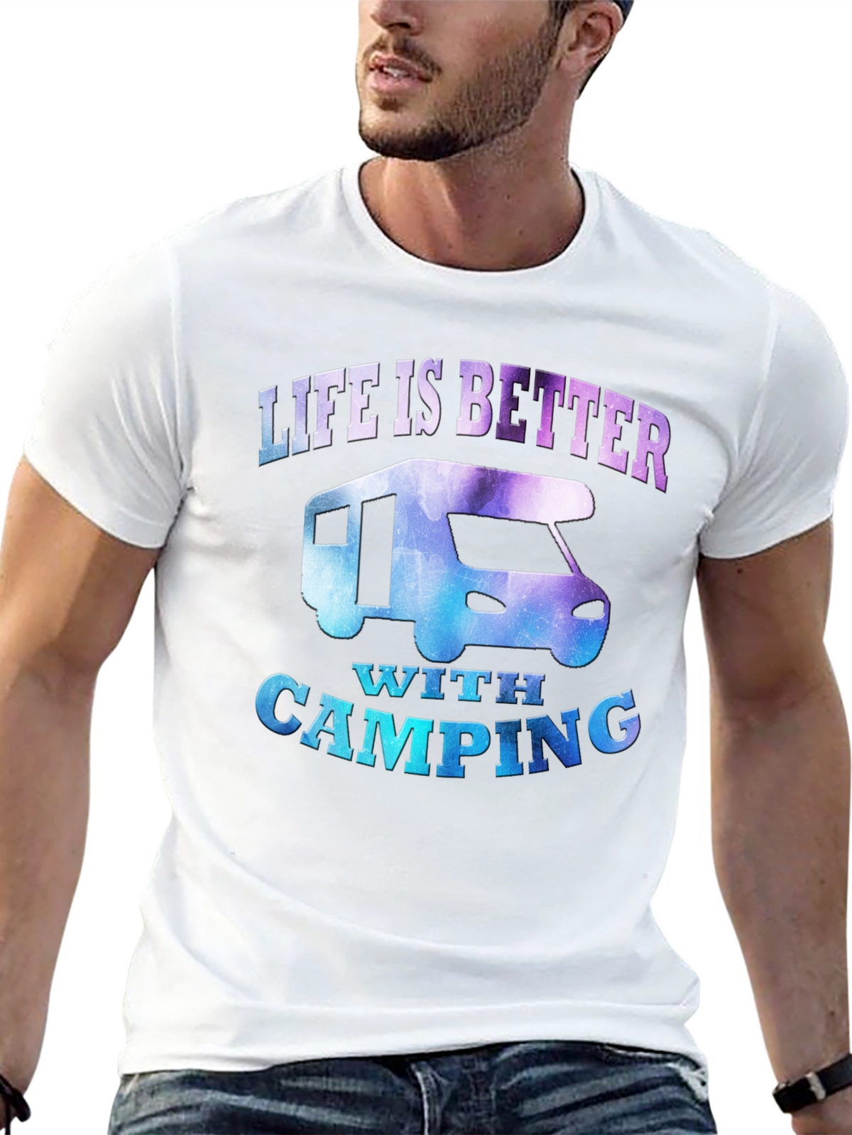Life is Better with Camping RV T-Shirt