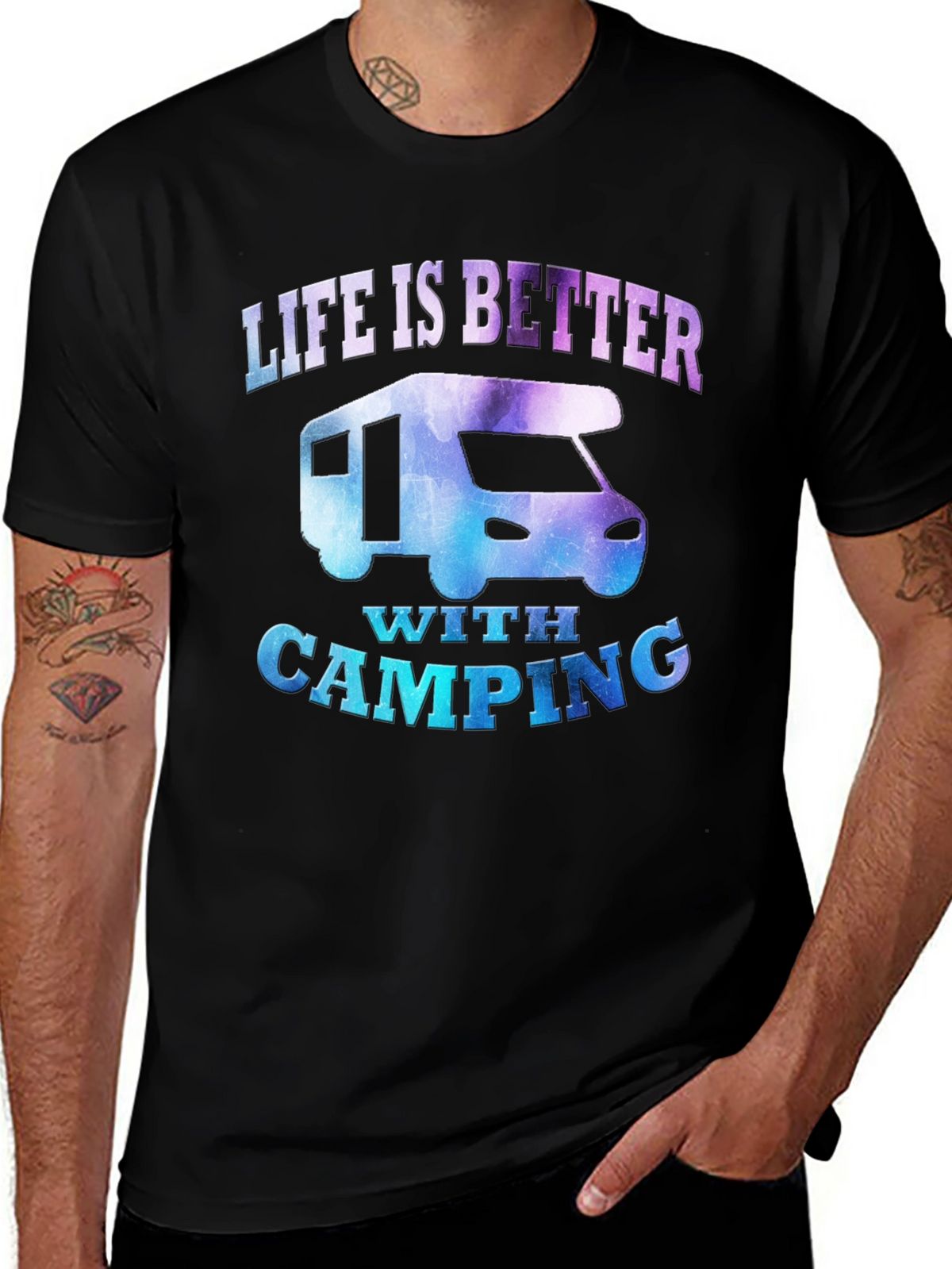Life is Better with Camping RV T-Shirt