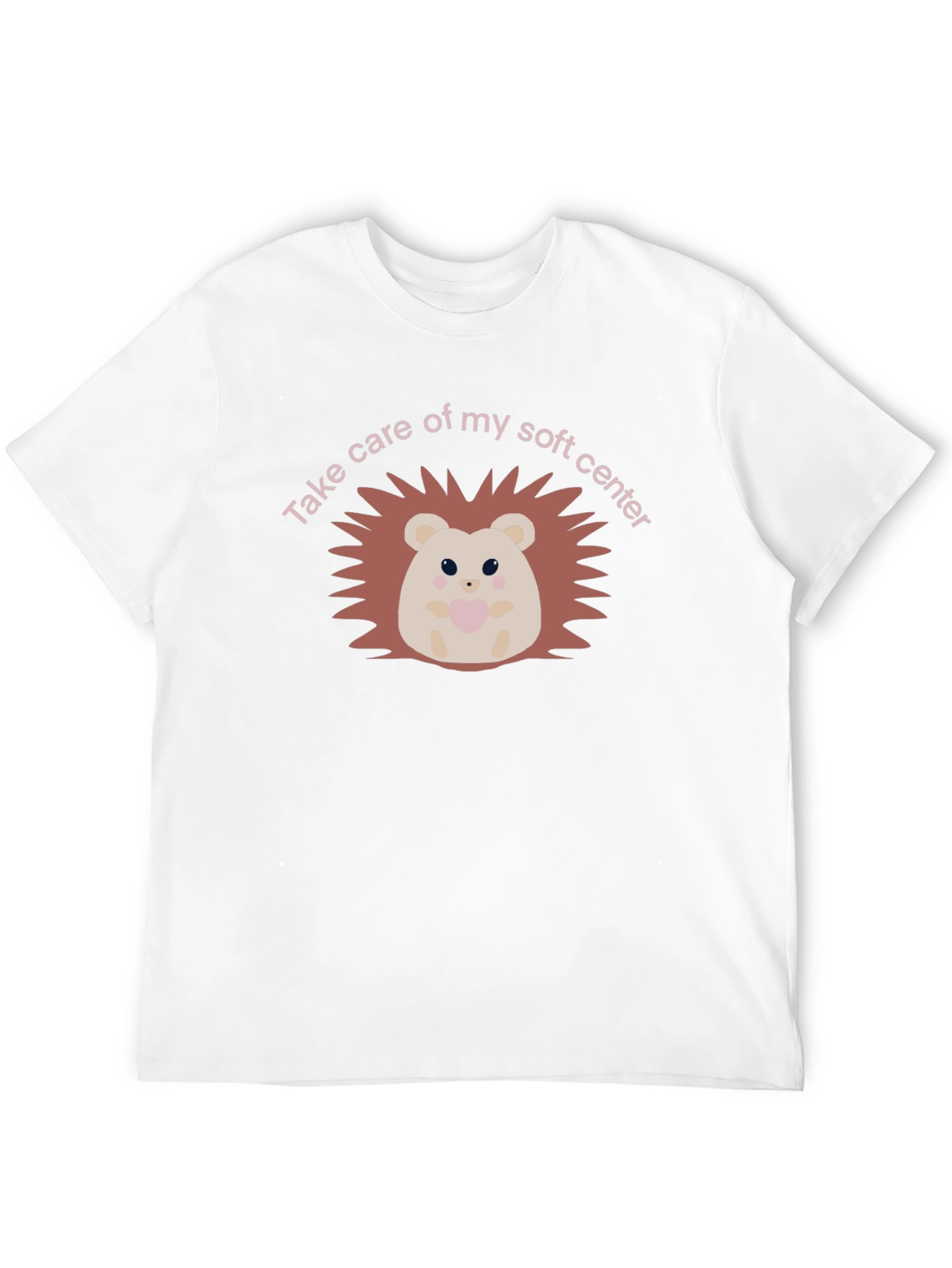 Soft Center Hedgehog Black T-Shirt